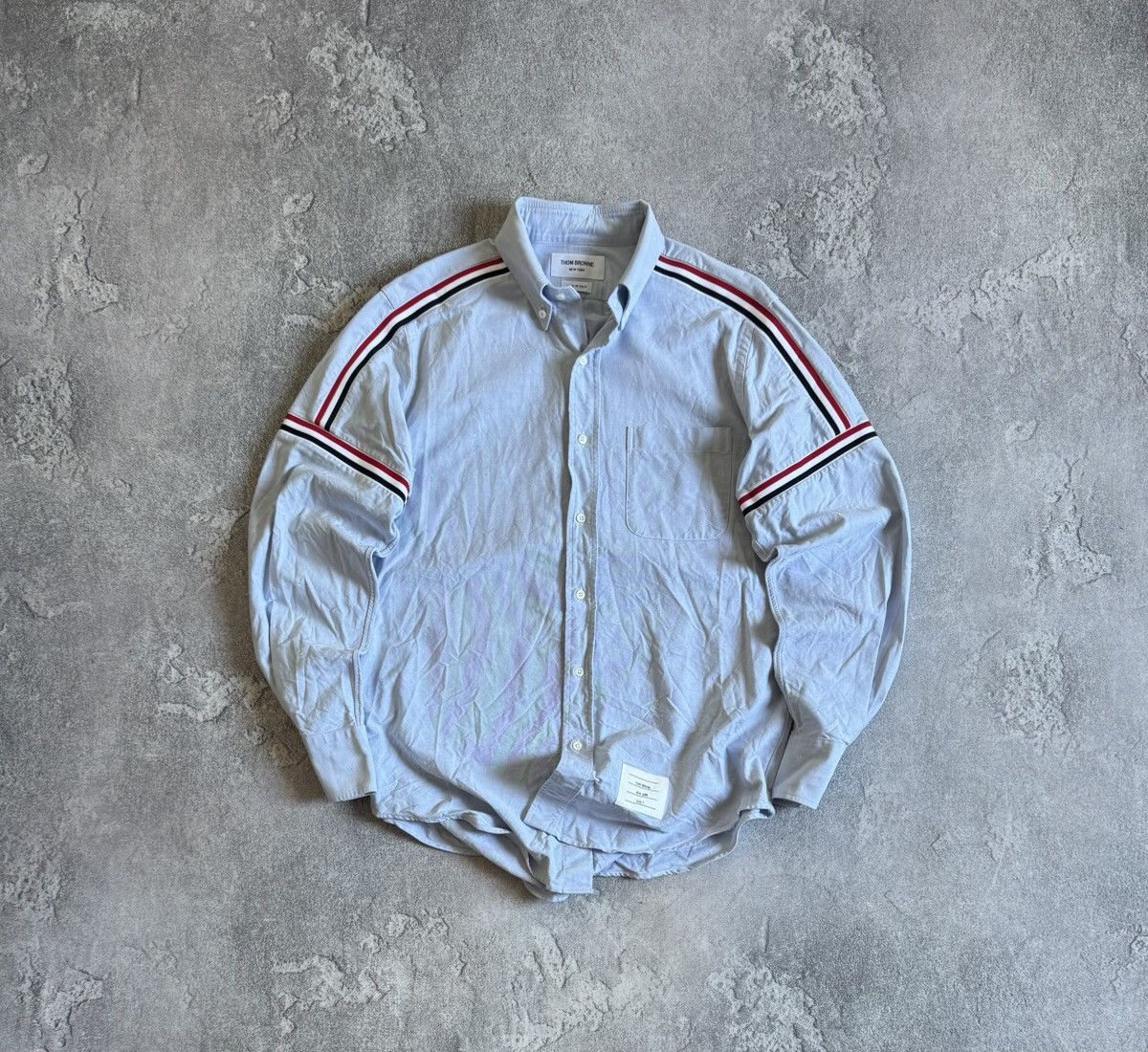 Thom Browne Thom Browne 2/M button up shirt long sleeve old money Size US M / EU 48-50 / 2 - 1 Thumbnail