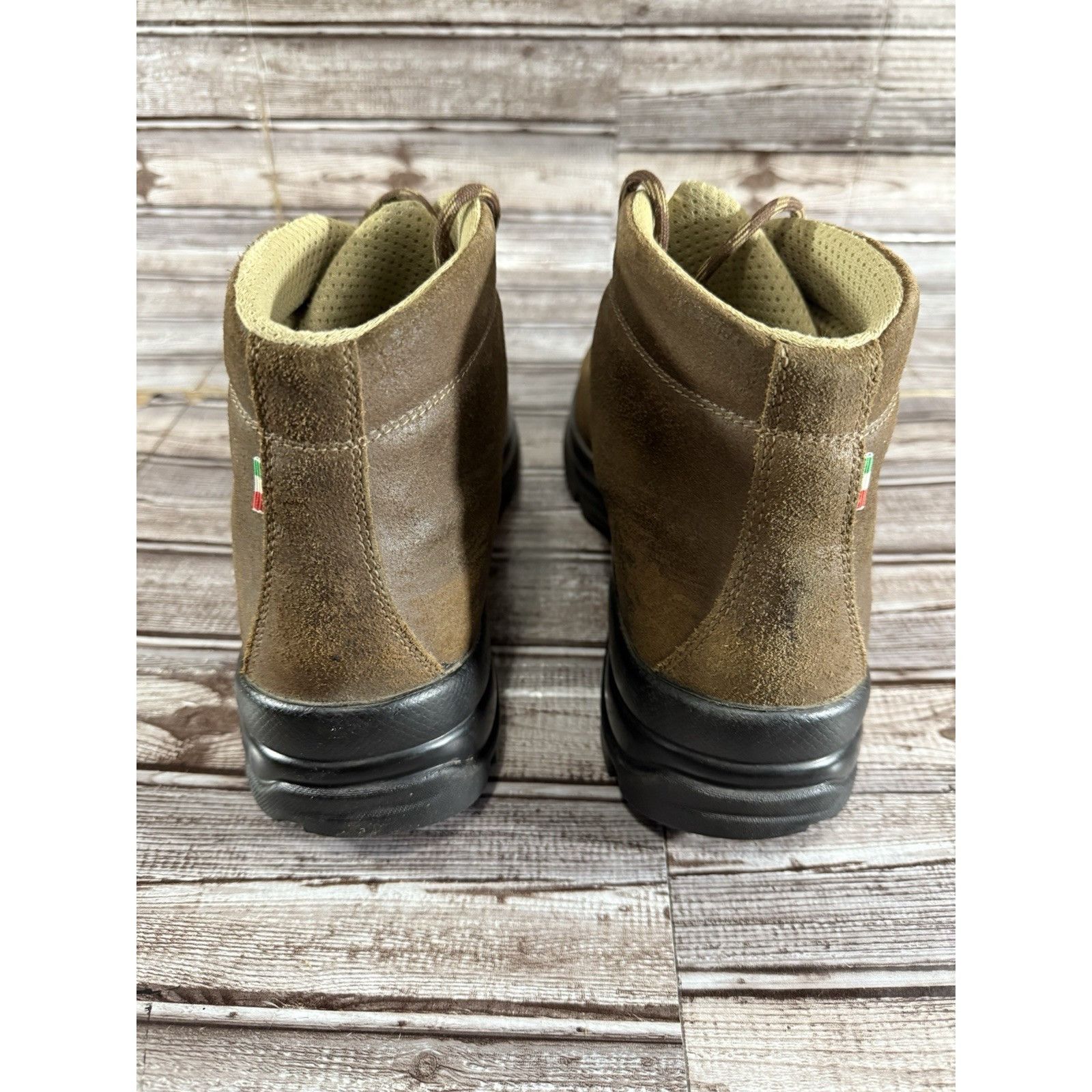 Other Alico Hiking Leather Lace Up Boots Size 13 M Color Brown Mad Size US 13 / EU 46 - 3 Thumbnail