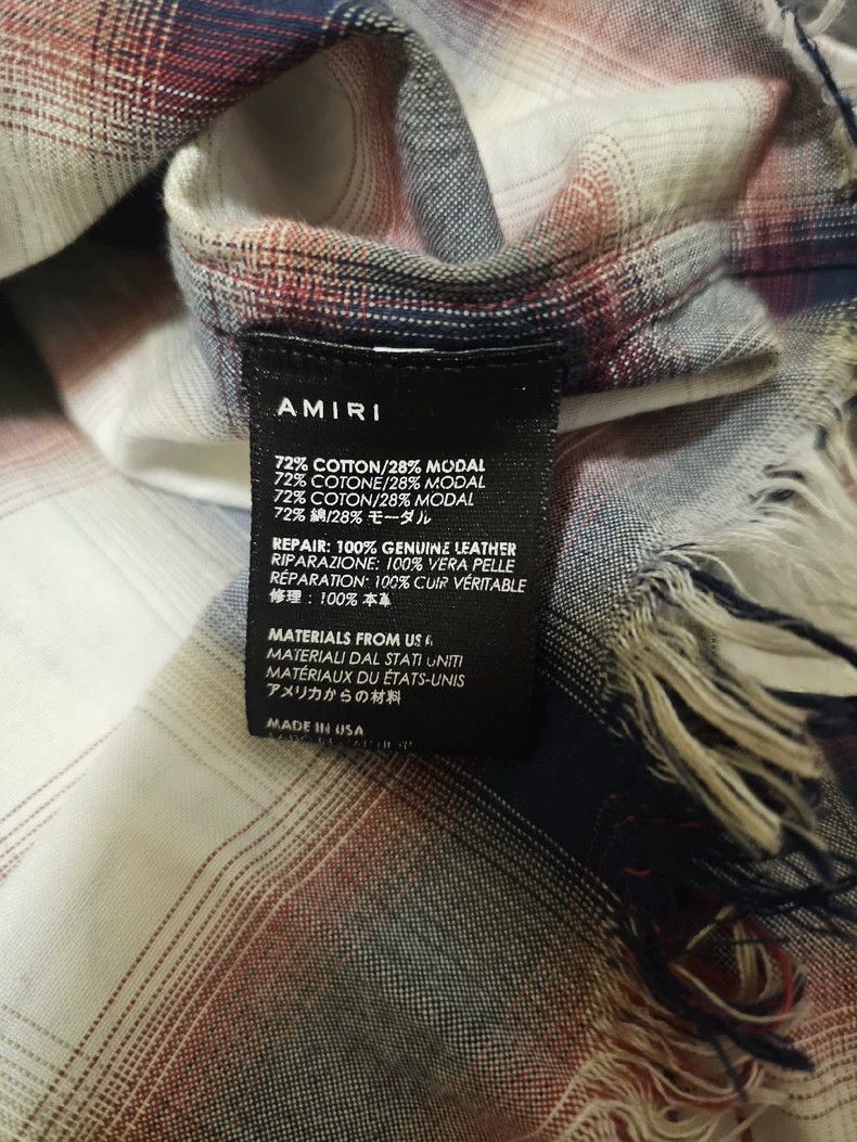 Amiri Amiri Plaid Shirt 2505-Nextarrow Size US M / EU 48-50 / 2 - 6 Thumbnail