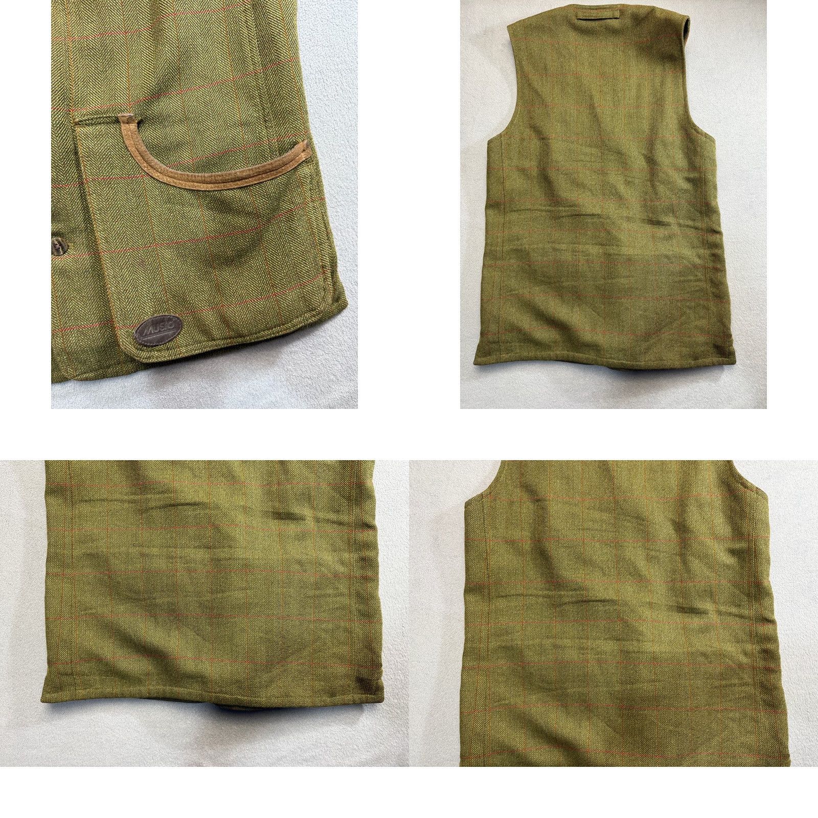Musto MUSTO Vest Wool Green L Mens Country Outdoor Waistcoat Size US L / EU 52-54 / 3 - 11 Thumbnail