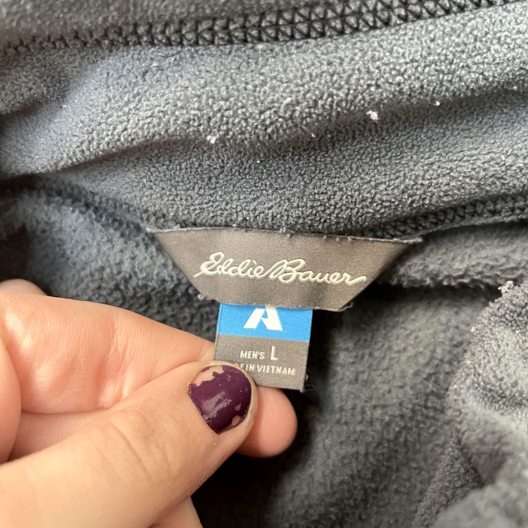 Eddie Bauer Eddie Bauer First Ascent Sweater Mens L Gray Colorblock 1/4 Zip Fleece Top Size US L / EU 52-54 / 3 - 3 Thumbnail
