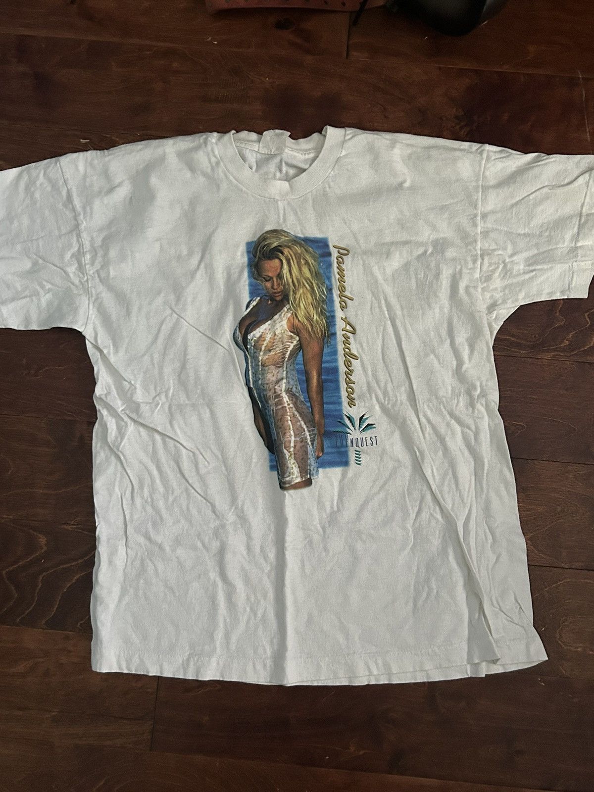 Vintage Vintage Pamela Anderson Edenquest Shirt Size US XL / EU 56 / 4 - 1 Thumbnail
