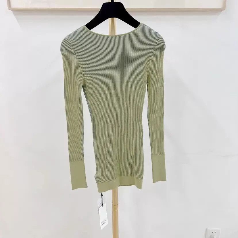 Jacquemus Jacquemus Green & Blue Colorblock Knit Top 36 Size XS / US 0-2 / IT 36-38 - 2 Thumbnail