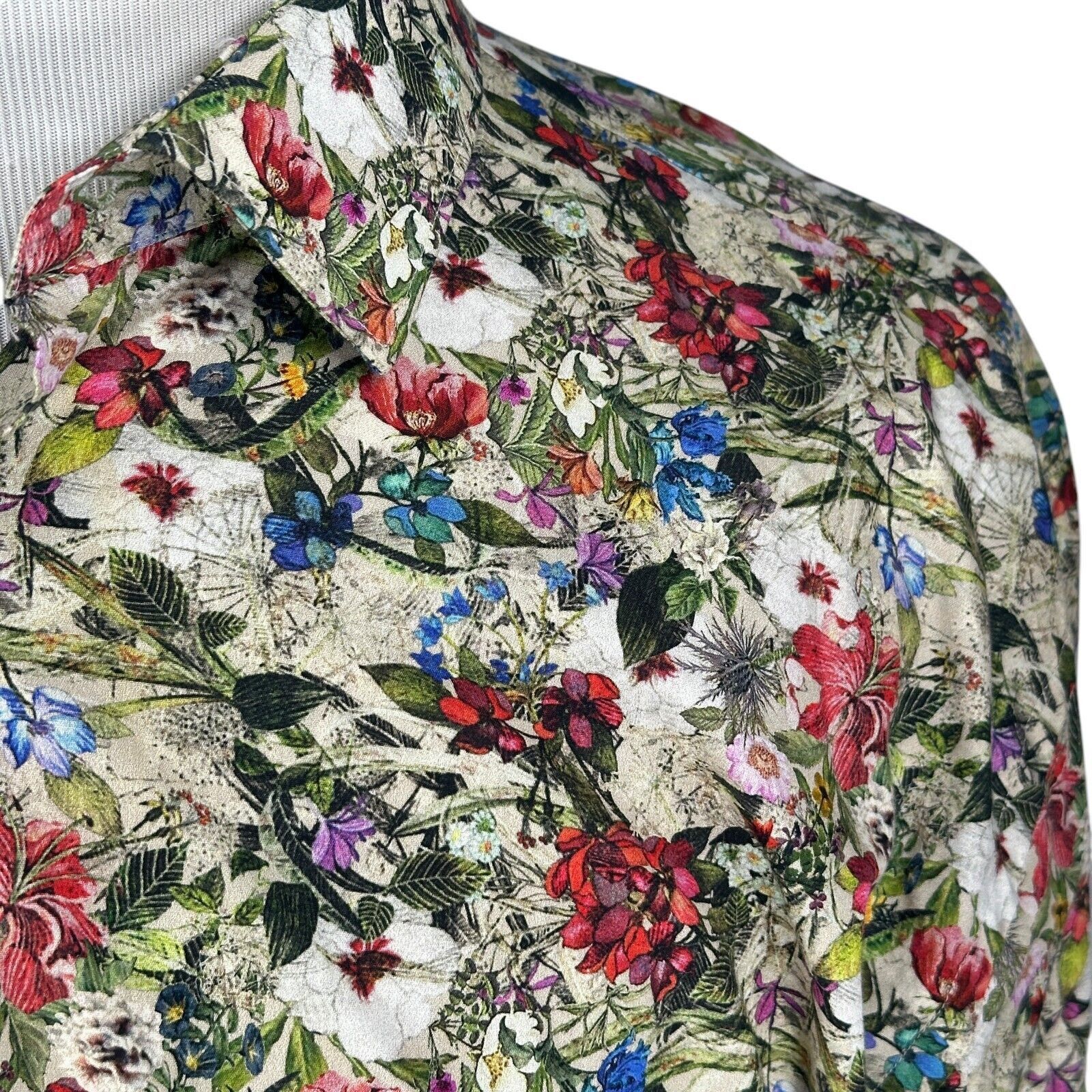 Jared Lang Jared Lang Floral Shirt Men’s 3XL XXXL Multicolor Button Up Size US XXL / EU 58 / 5 - 3 Thumbnail