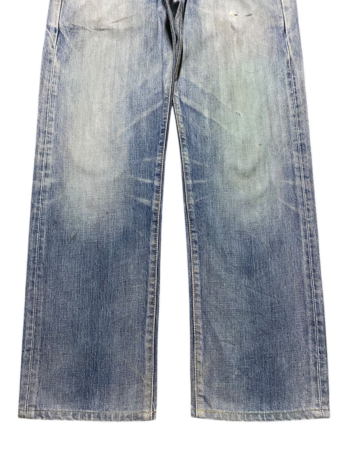 Edwin Vintage Japanese Brand Edwin 503 Faded Wash Distressed Jeans Size US 31 - 5 Thumbnail