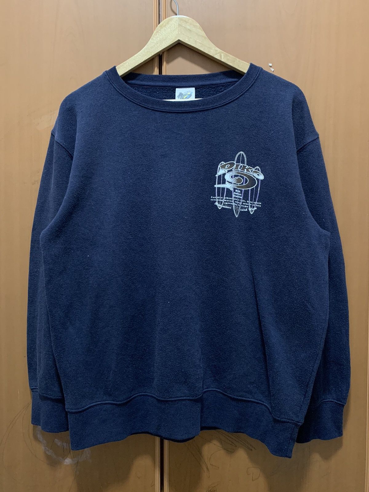 Vintage Vintage PIKO Hawaiian Longboard Crewneck Sweatshirt Big Logo Size US M / EU 48-50 / 2 - 2 Thumbnail