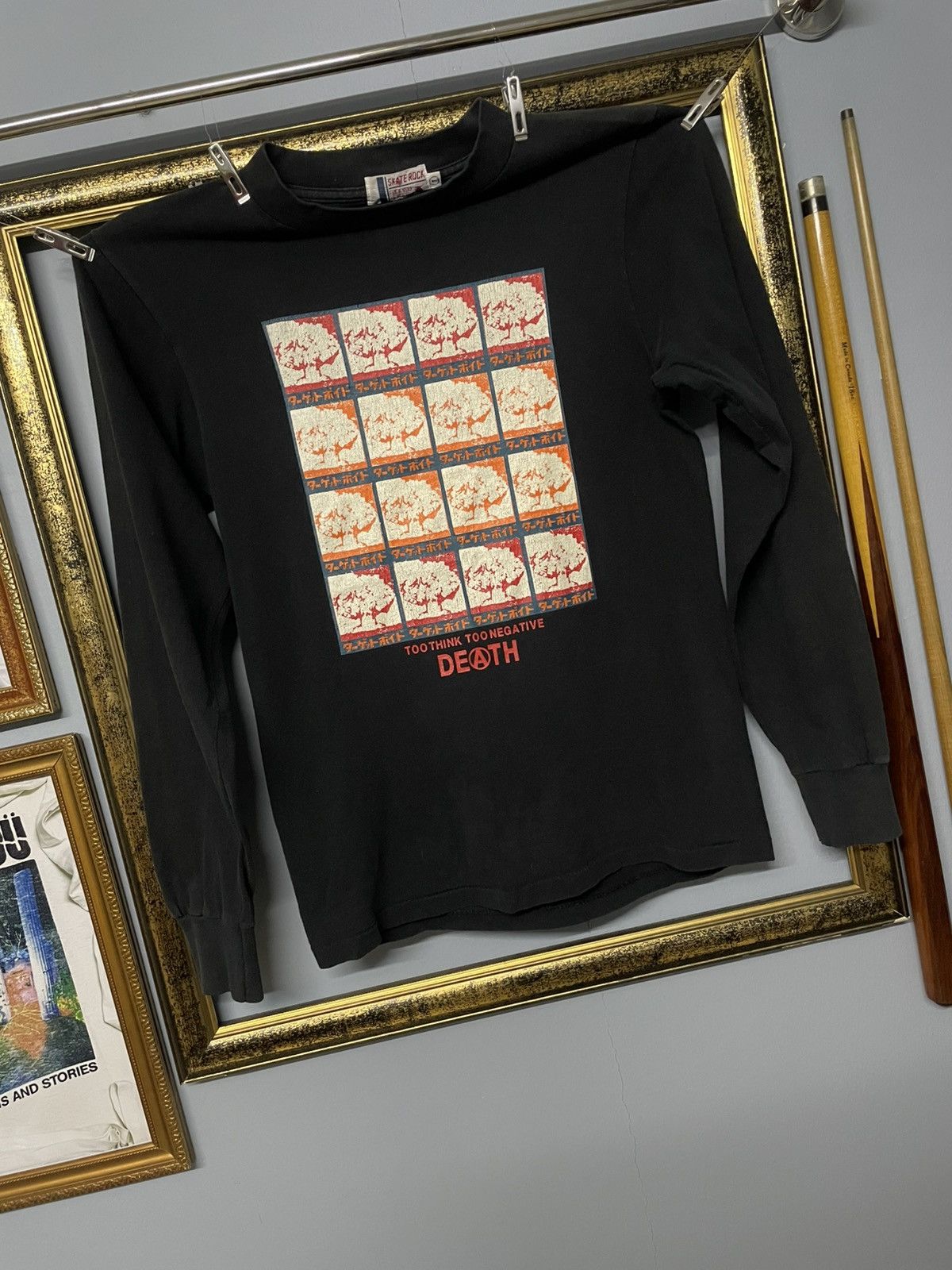 Vintage Vintage 1990s Single Stitch Japan Fuck U Heroes Skate Tshirt Size US S / EU 44-46 / 1 - 2 Thumbnail