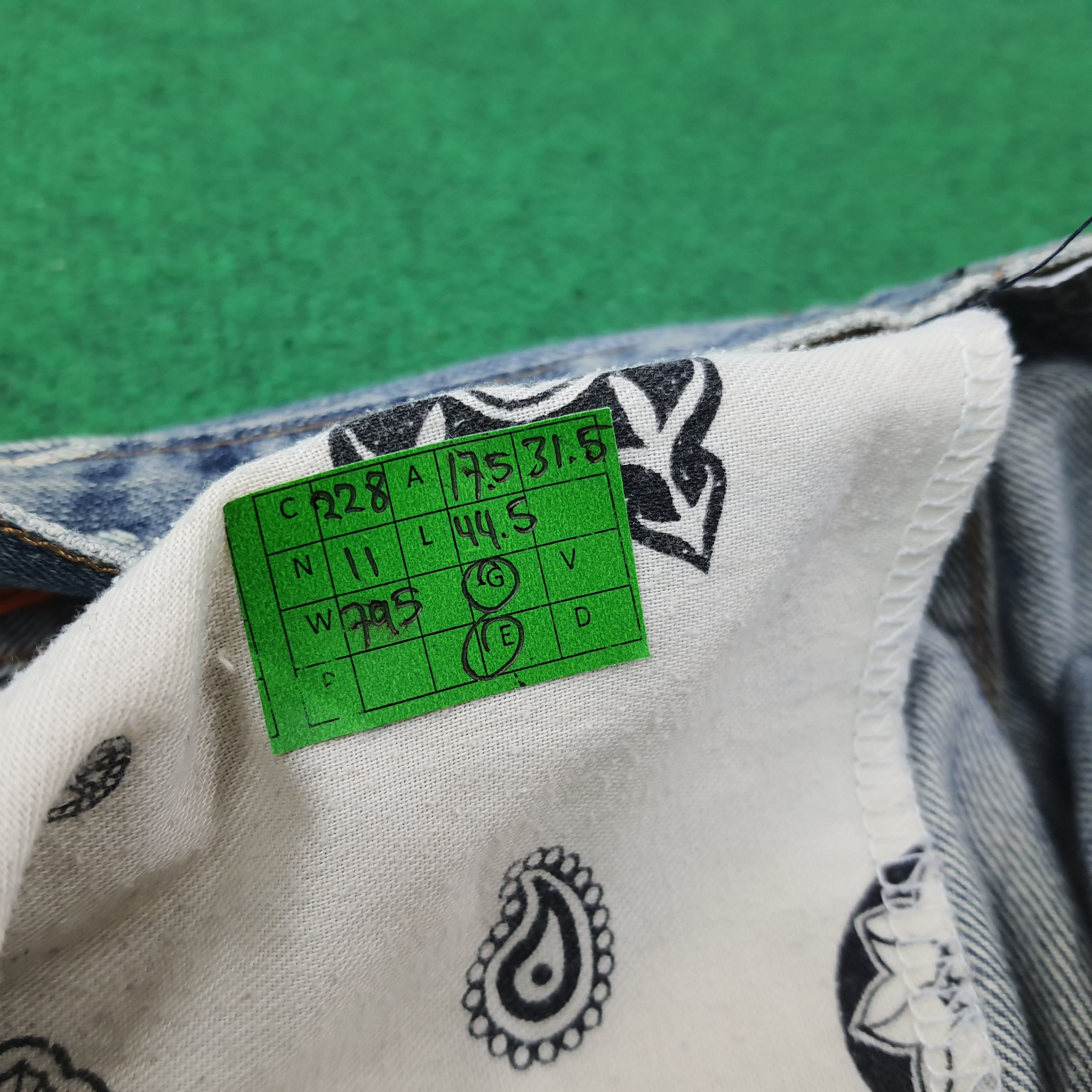 Stussy Vintage Stussy Authentic Workgear Custom Logo Jeans C228N11 Size US 35 - 13 Thumbnail