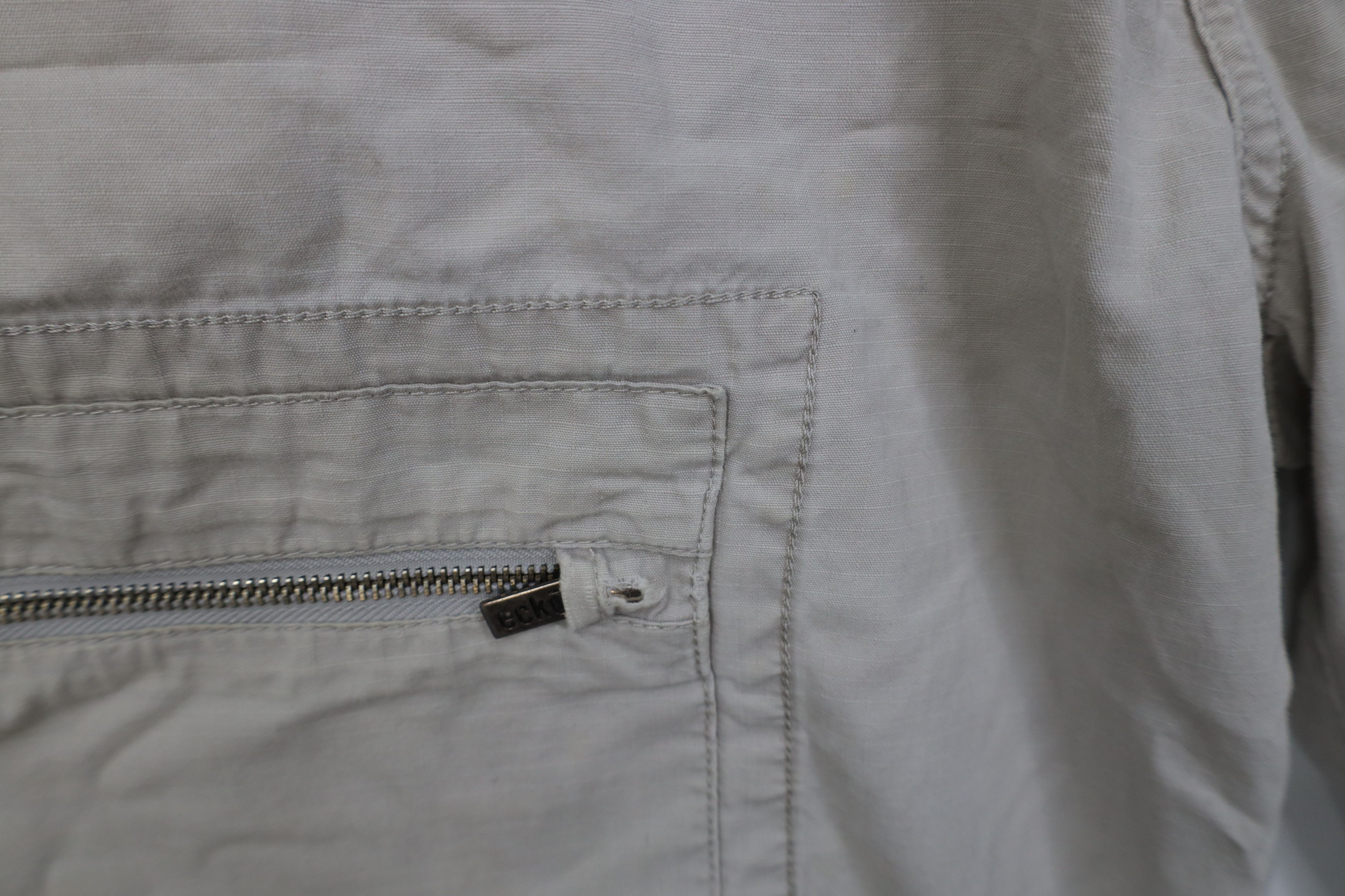 Ecko Unltd. Vintage 90s Y2K Ecko Baggy Ripstop Cargo Shorts Beige Cotton Size US 38 / EU 54 - 5 Thumbnail