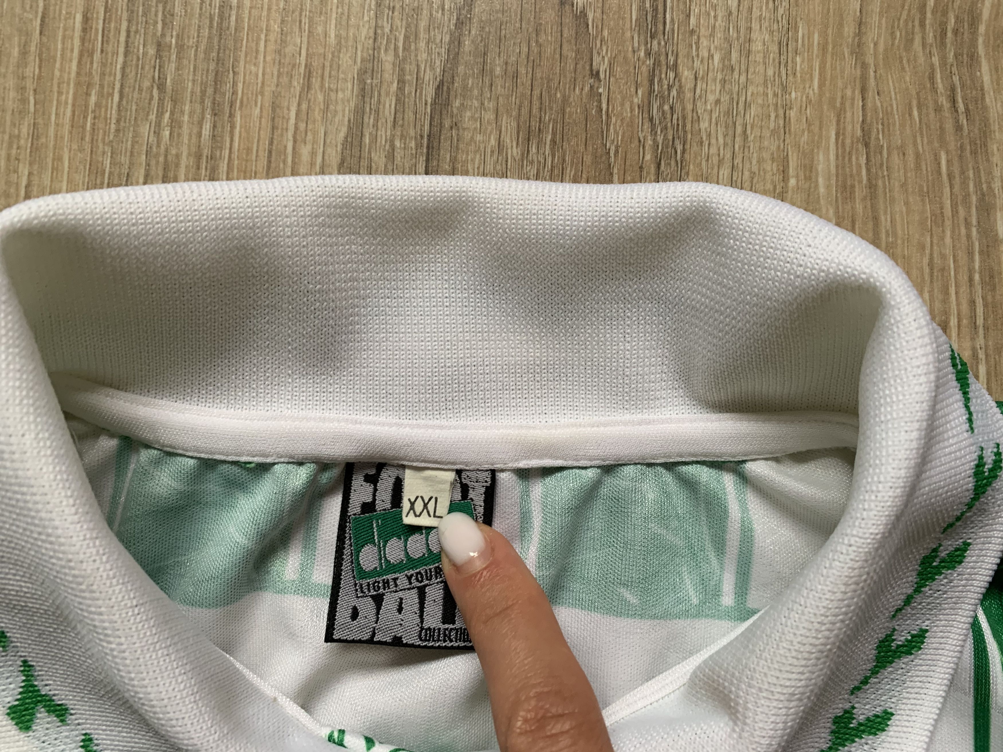 Diadora Vintage Diadora Rapid Vienna Home Shirt 1996-1998 Size US XXL / EU 58 / 5 - 5 Thumbnail