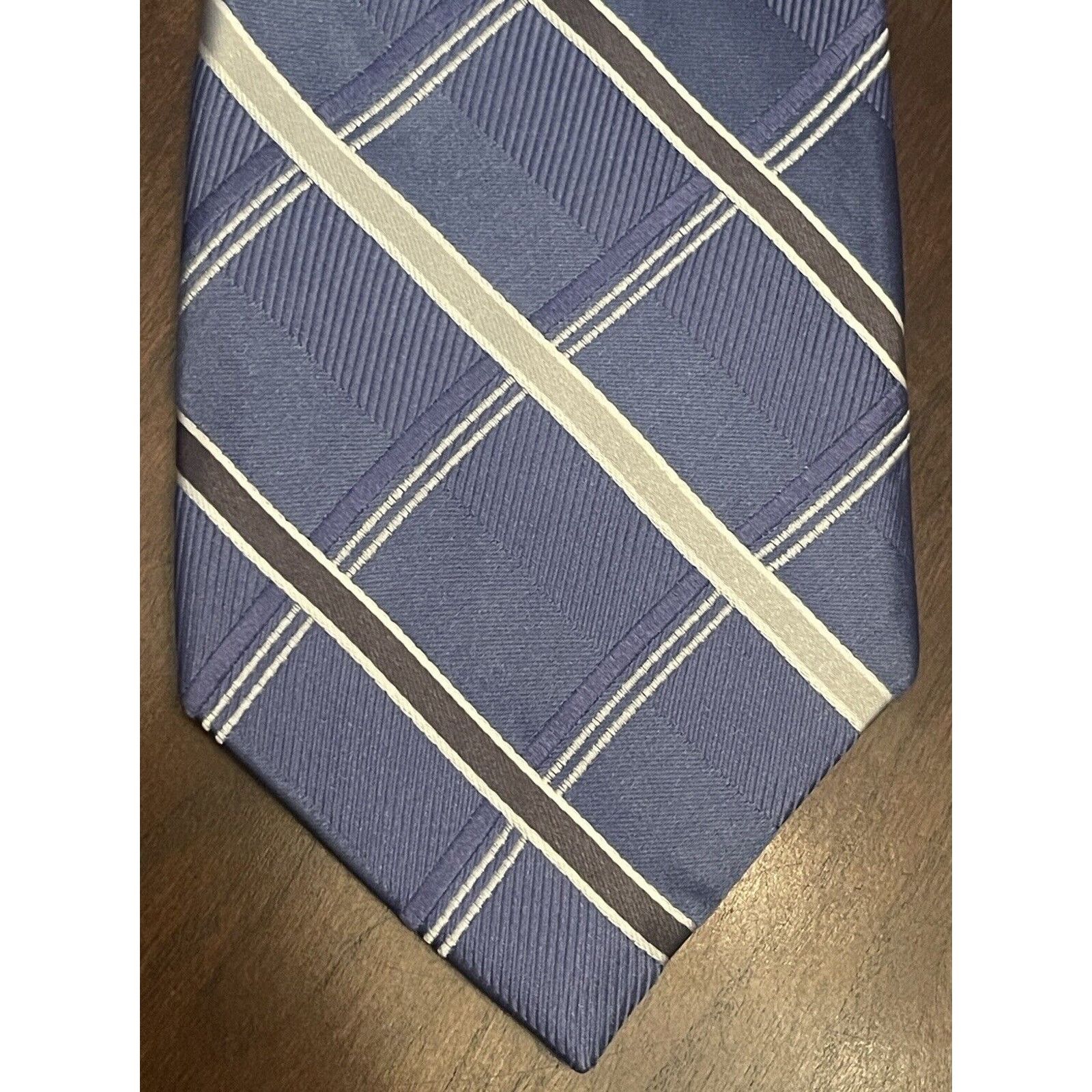 Michael Kors Michael Michael Kors Blue Gray 100% Silk Made In China Size ONE SIZE - 1 Thumbnail