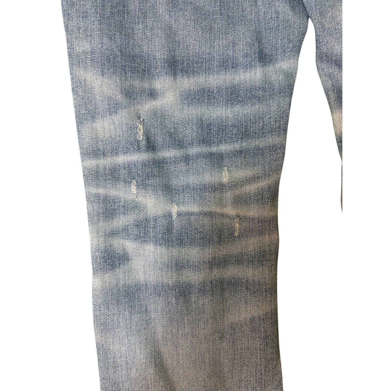 Amiri Amiri Thrasher Multi Color Light Wash Jeans Size US 32 / EU 48 - 3 Thumbnail