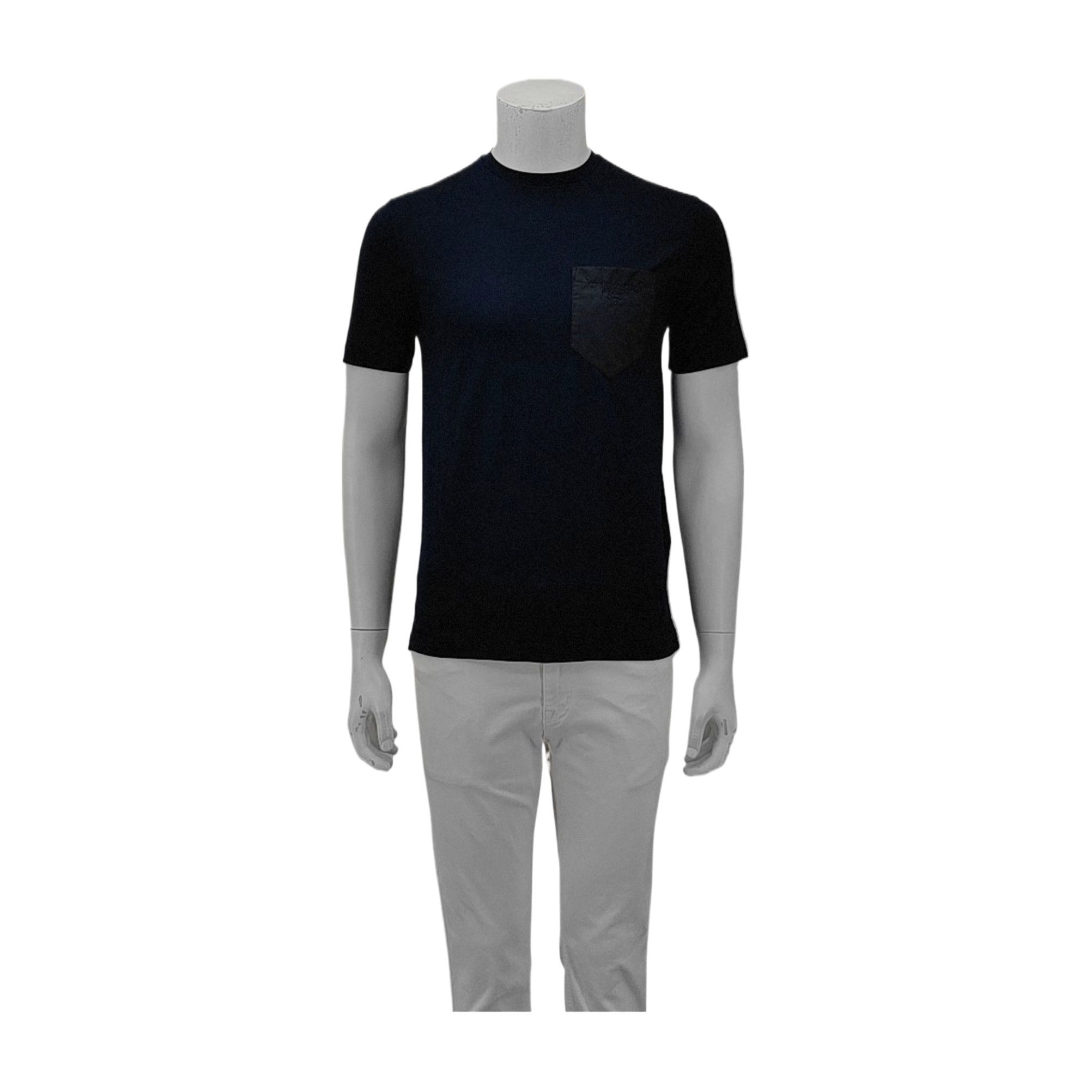 Prada Prada Pocket Cotton T-Shirt Blue XS Size US XS / EU 42 / 0 - 1 Thumbnail
