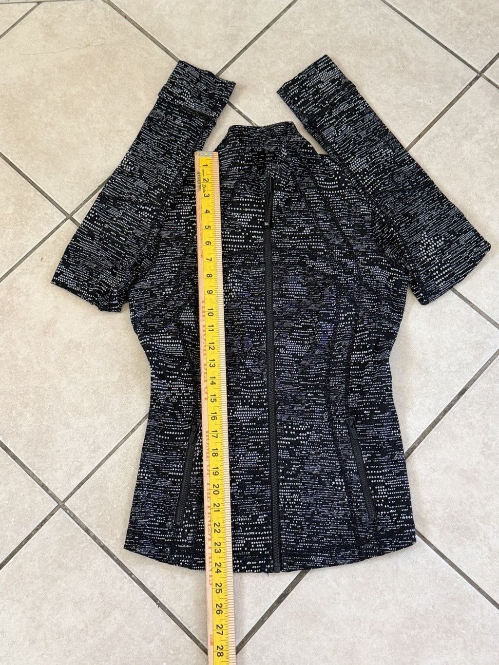 Lululemon LULULEMON DEFINE JACKET LUXTREME DIGITAL RAIN B/W Size 6 Size M / US 6-8 / IT 42-44 - 3 Thumbnail