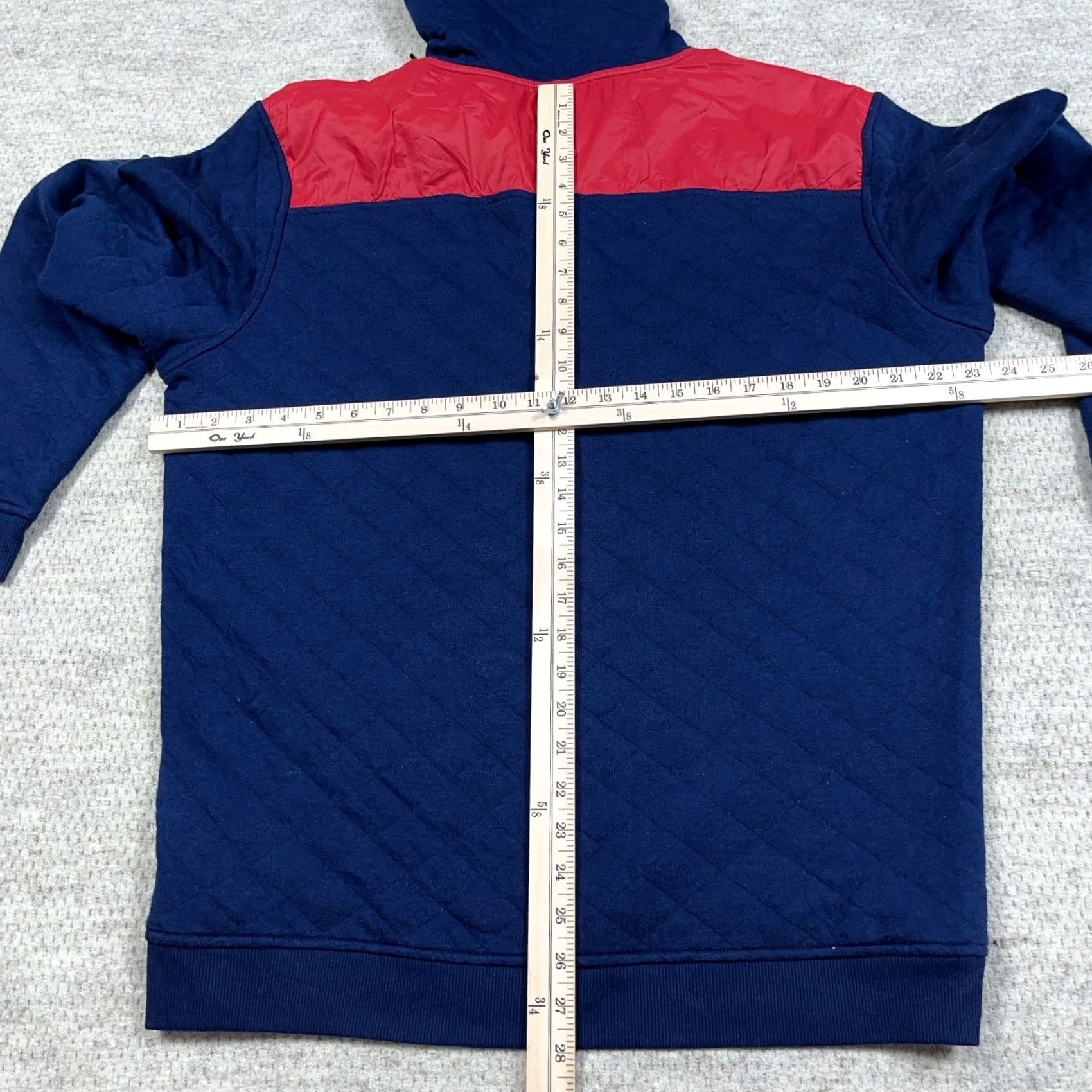 Vineyard Vines Vineyard Vines Hoodie Men Large Blue Red Quilted Sweatshirt Pullover Size US L / EU 52-54 / 3 - 5 Thumbnail