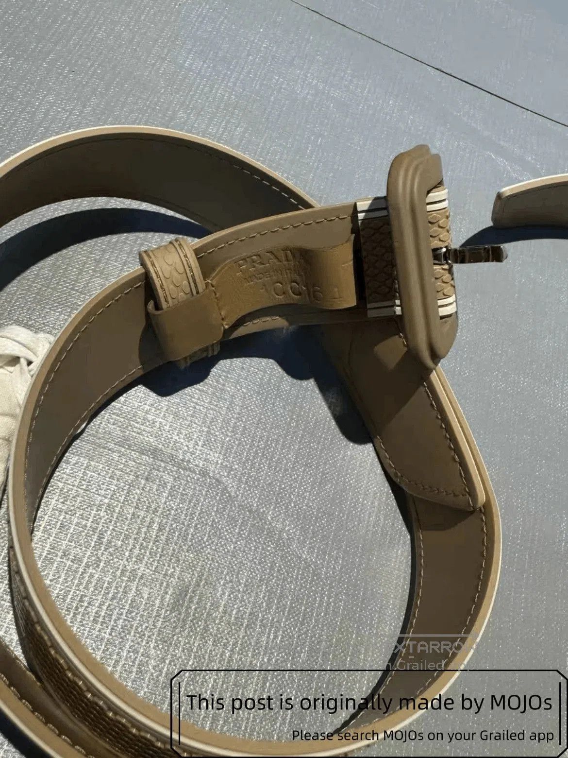 Prada Prada Runway Joint Material Racer Belt. Size ONE SIZE - 4 Thumbnail