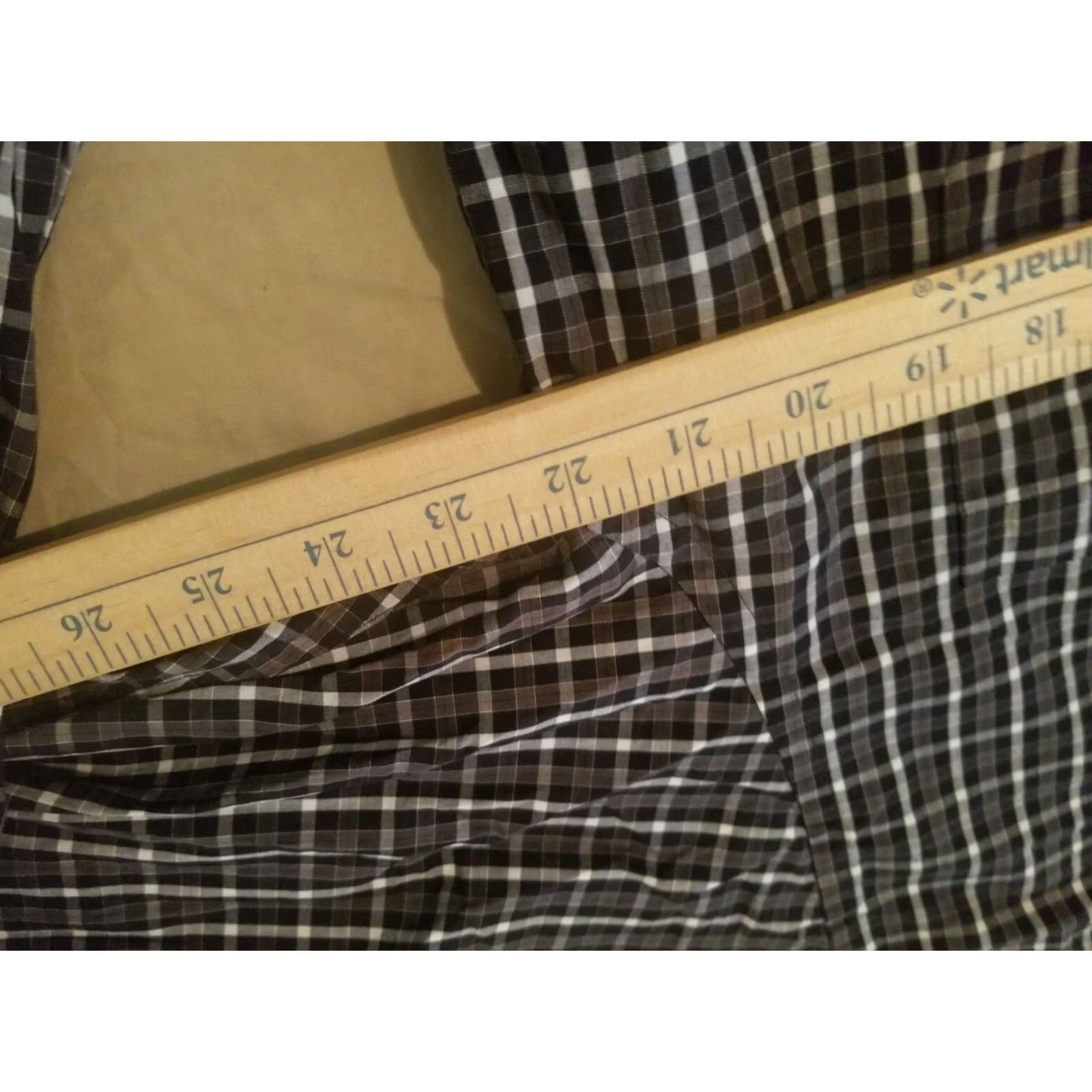 Brooks Brothers Mens Brooks Brothers Dress Shirt M Black Gray Button Cotton - Large Size 40R - 6 Thumbnail