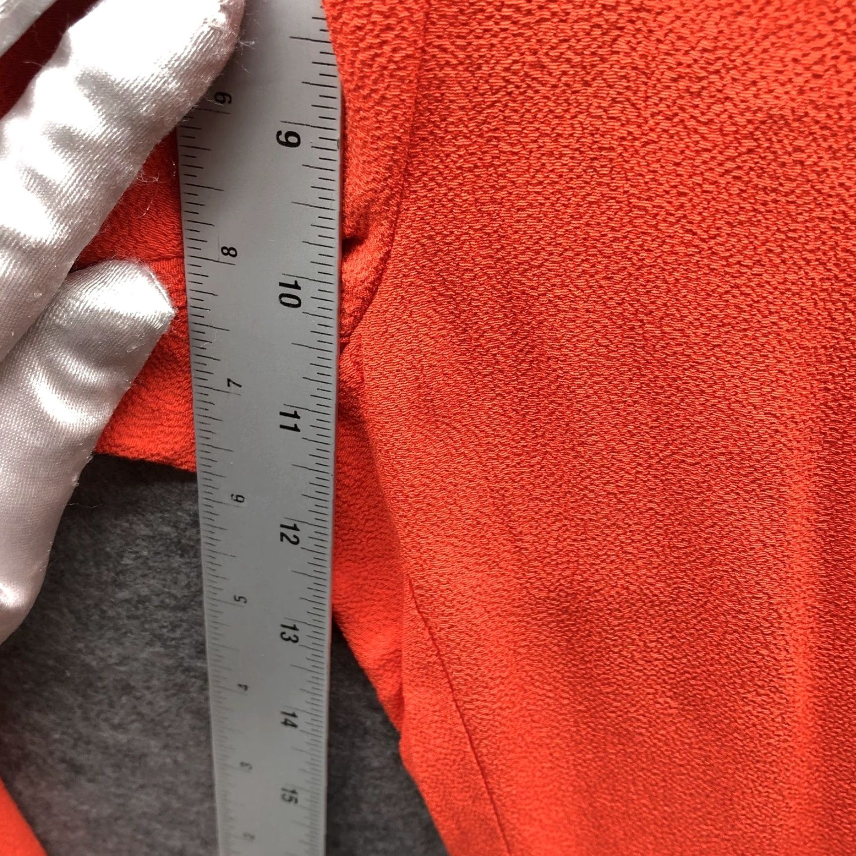 Anthropologie Anthropologie Elevenses Crop Pants Womens 4P Orange Tapered Pleated Front Crepe Pants Size 27" / US 4 / IT 40 - 6 Thumbnail