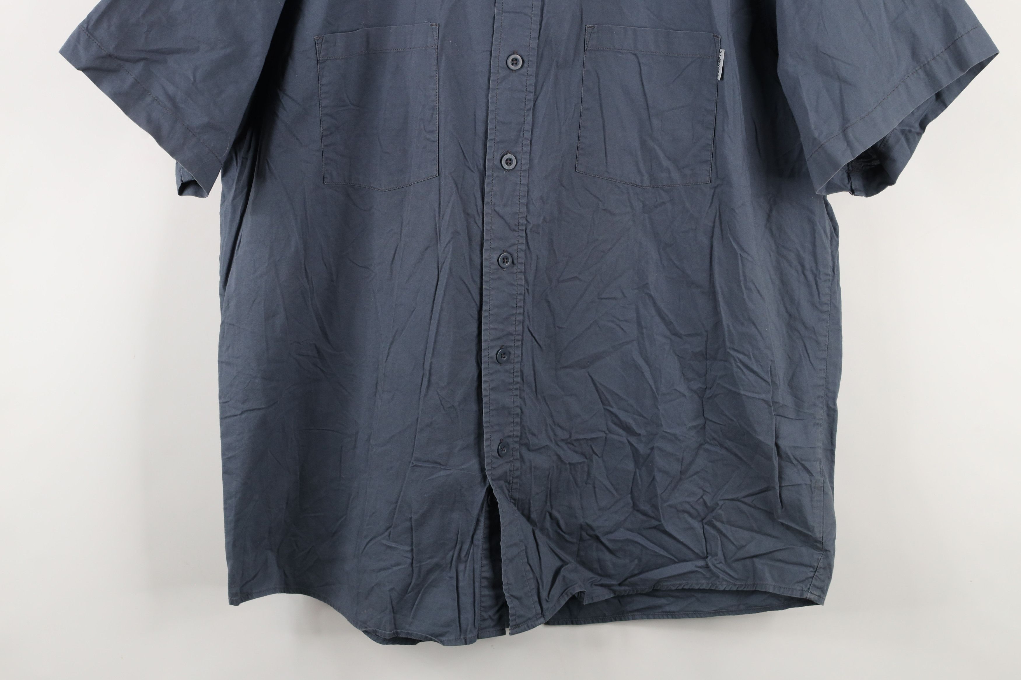 Carhartt × Vintage Vintage Carhartt Spell Short Sleeve Collared Button Shirt Size US XL / EU 56 / 4 - 3 Thumbnail