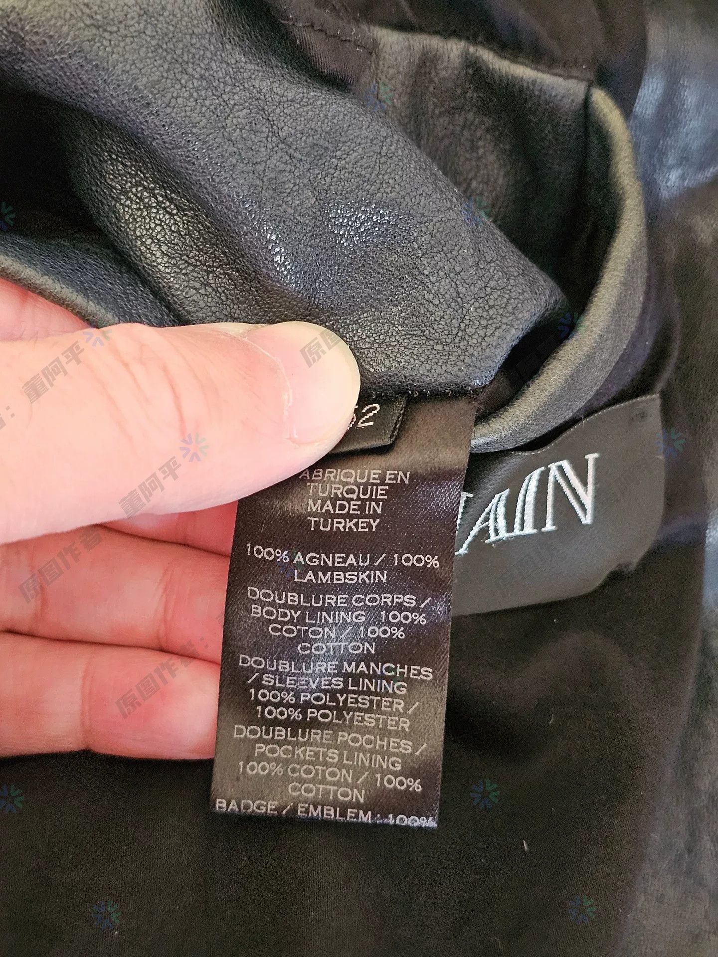 Balmain balmain men's motorcycle leather jacket Size US L / EU 52-54 / 3 - 5 Thumbnail