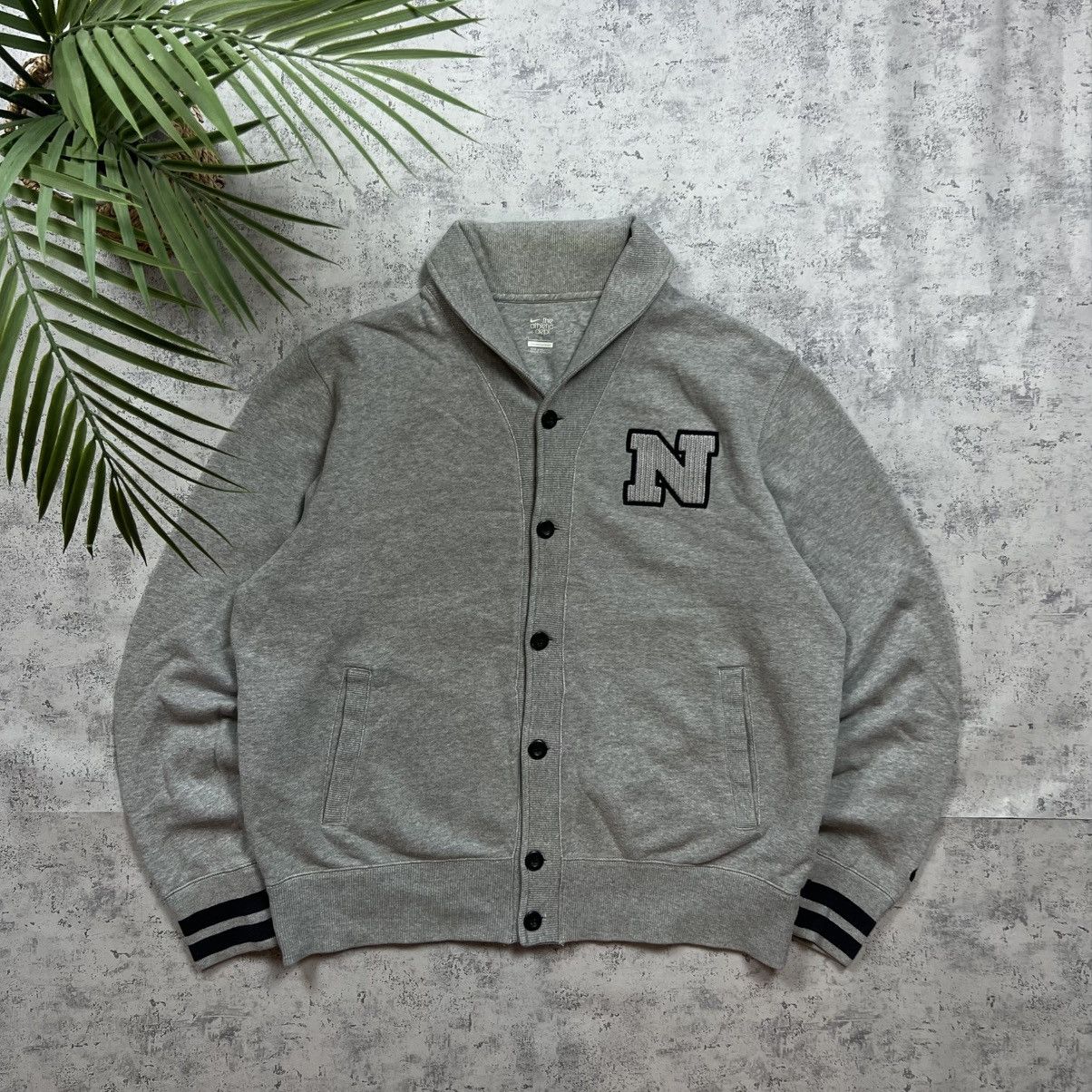 Nike 00s NIKE EMBROIDERED LOGO VINTAGE BUTTON UP CARDIGAN JACKET Size US L / EU 52-54 / 3 - 1 Thumbnail
