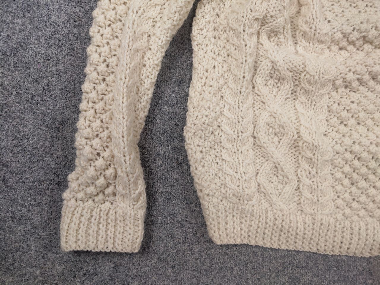 Vintage Vintage 70's Grigoropoulos Fisherman Hand Cable Knit Sweater Size US L / EU 52-54 / 3 - 9 Thumbnail