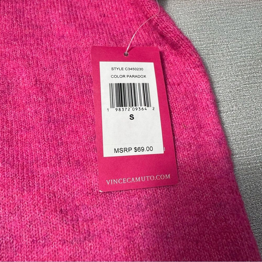 Vince Camuto NWT New Vince Camuto Pink Center Seam Crewneck Sweater Size Size S / US 4 / IT 40 - 7 Thumbnail