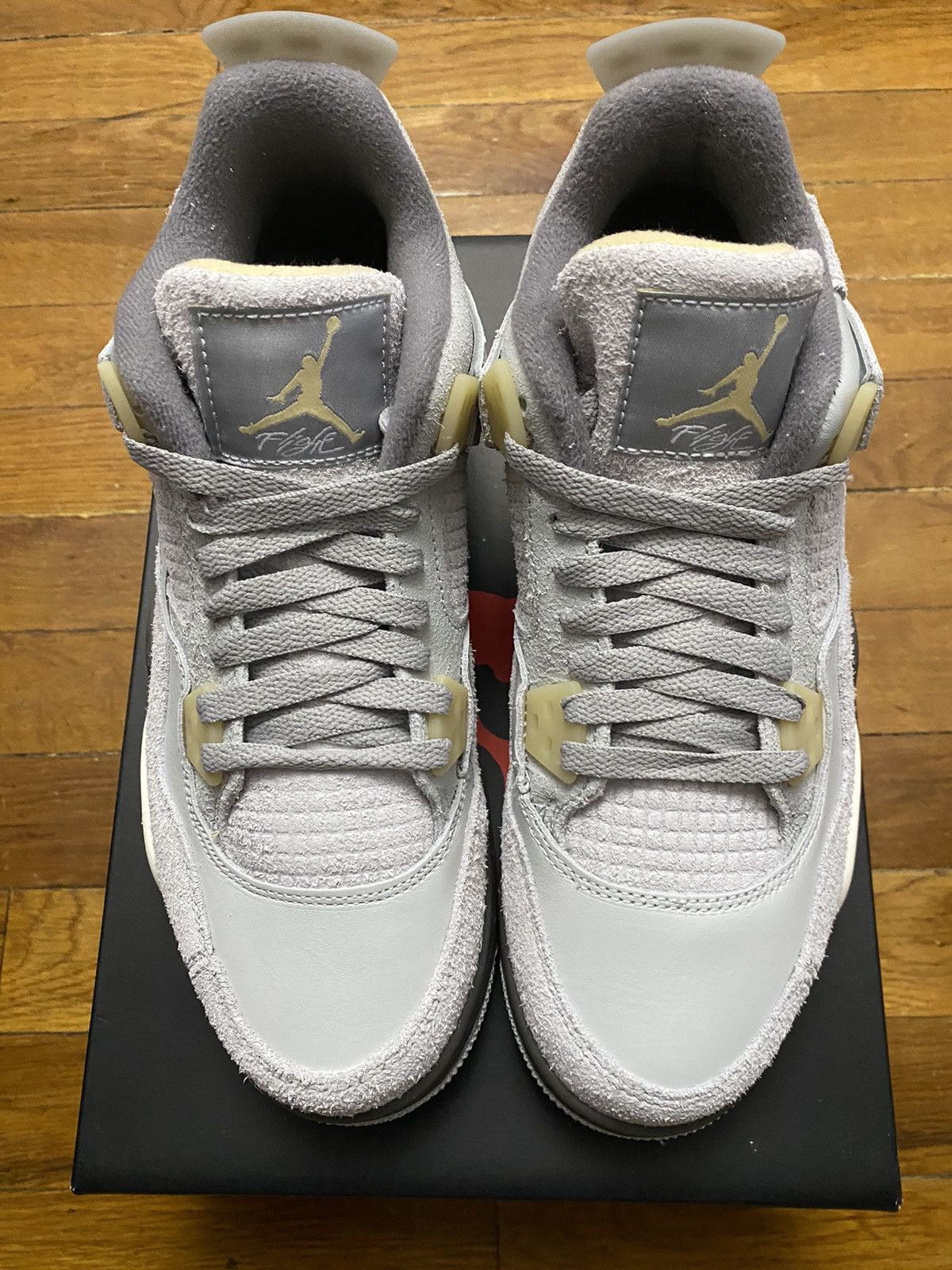Jordan Brand × Nike Size 7Y / 8.5W - Air Jordan 4 Retro Photon Dust Grey GS Size US 8.5 / IT 38.5 - 4 Thumbnail