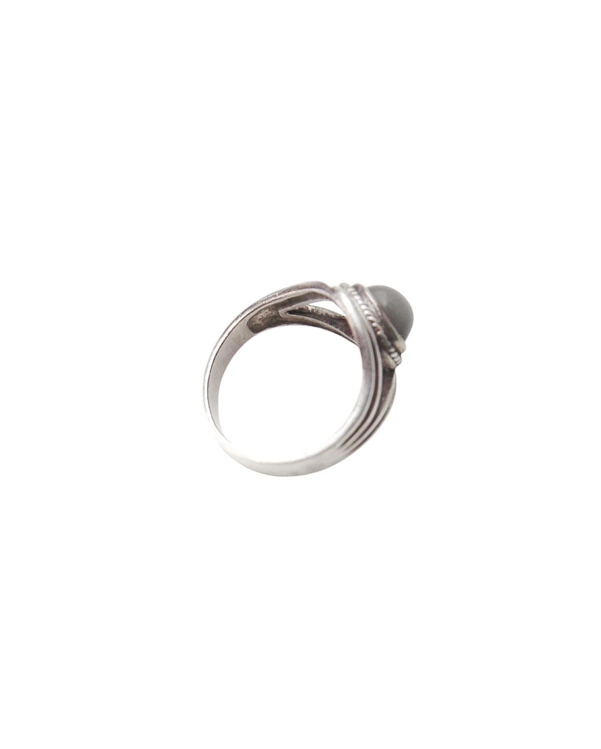 Japanese Brand × Vintage 2000S JAPANESE MADE SILVER 925 CAT’S EYE RING Size ONE SIZE - 3 Thumbnail