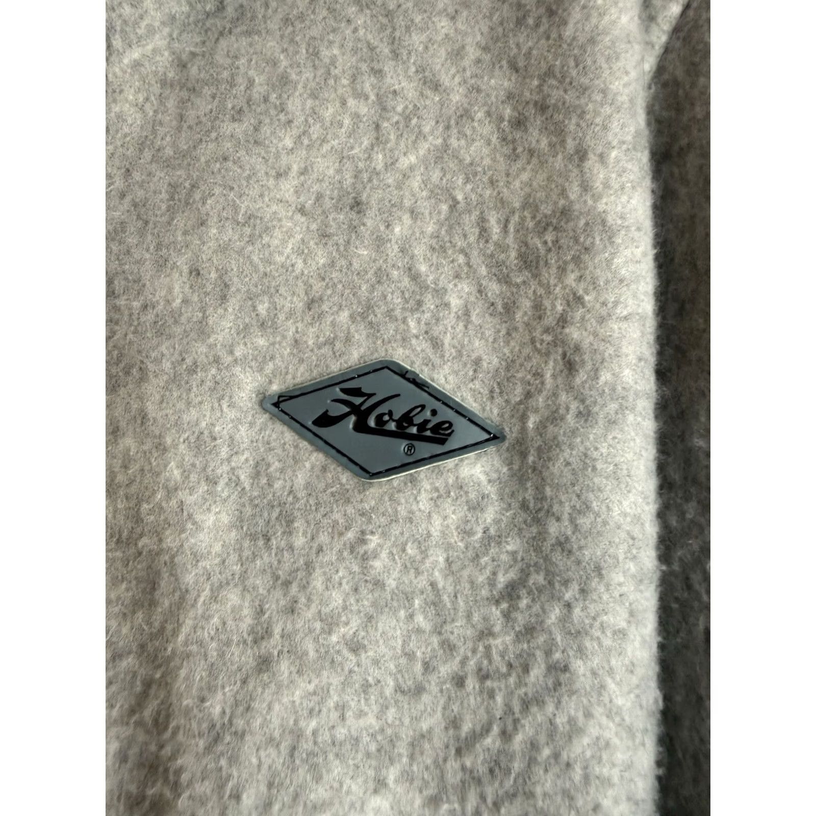 Vintage VINTAGE HOBIE Mens Gray Fleece Pullover Medium 90s Y2K Sporty Size US M / EU 48-50 / 2 - 2 Thumbnail