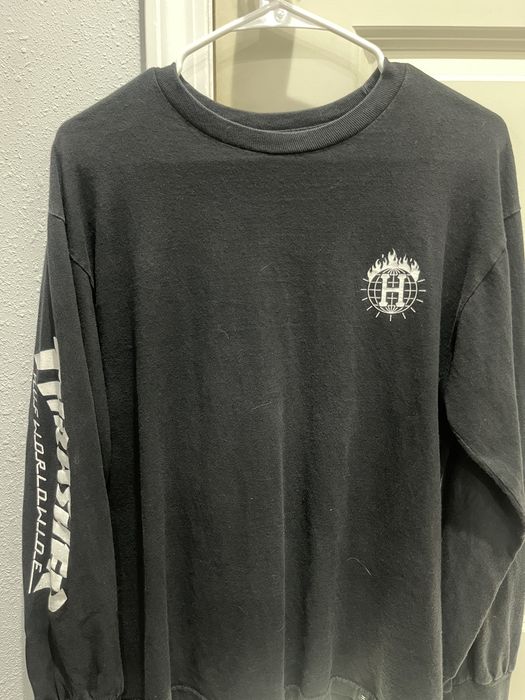 Thrasher Huf X Thrasher Long Sleeve Tee *Rare* | Grailed