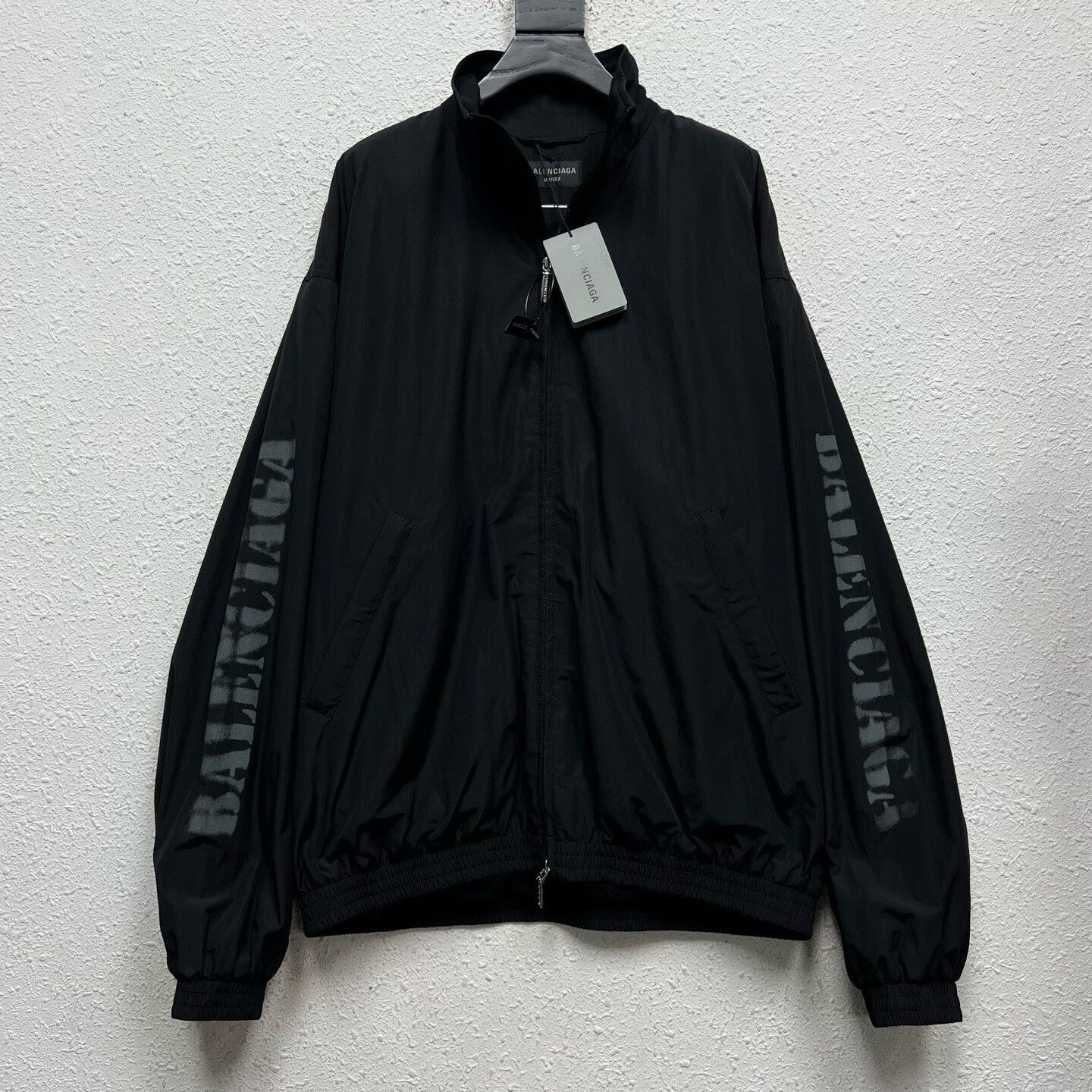 Balenciaga balenciaga black zip-up high-neck jacket Size US M / EU 48-50 / 2 - 1 Thumbnail