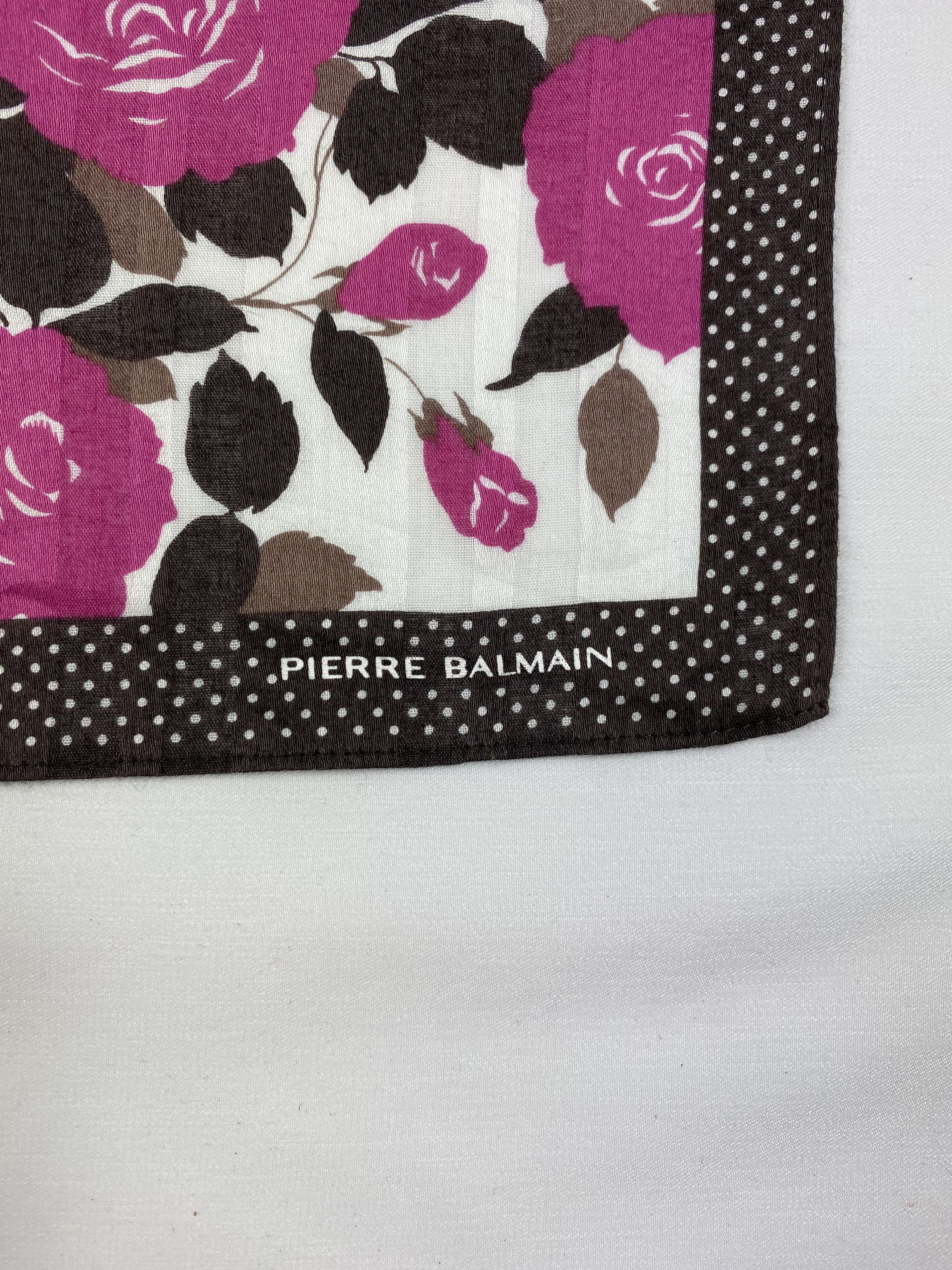 Pierre Balmain × Vintage Pierre Balmain Handkerchief / Bandana / Neckerchief Size ONE SIZE - 5 Thumbnail