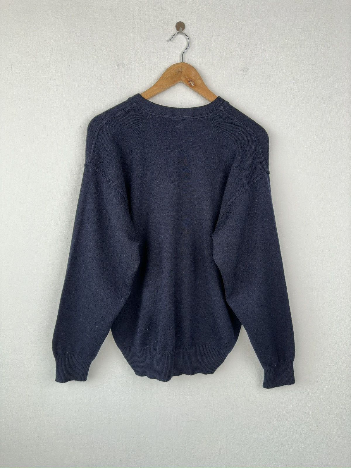 Paul & Shark Vintage PAUL & SHARK Wool Acrylic V-Neck Sweater Pullover Size US M / EU 48-50 / 2 - 2 Thumbnail