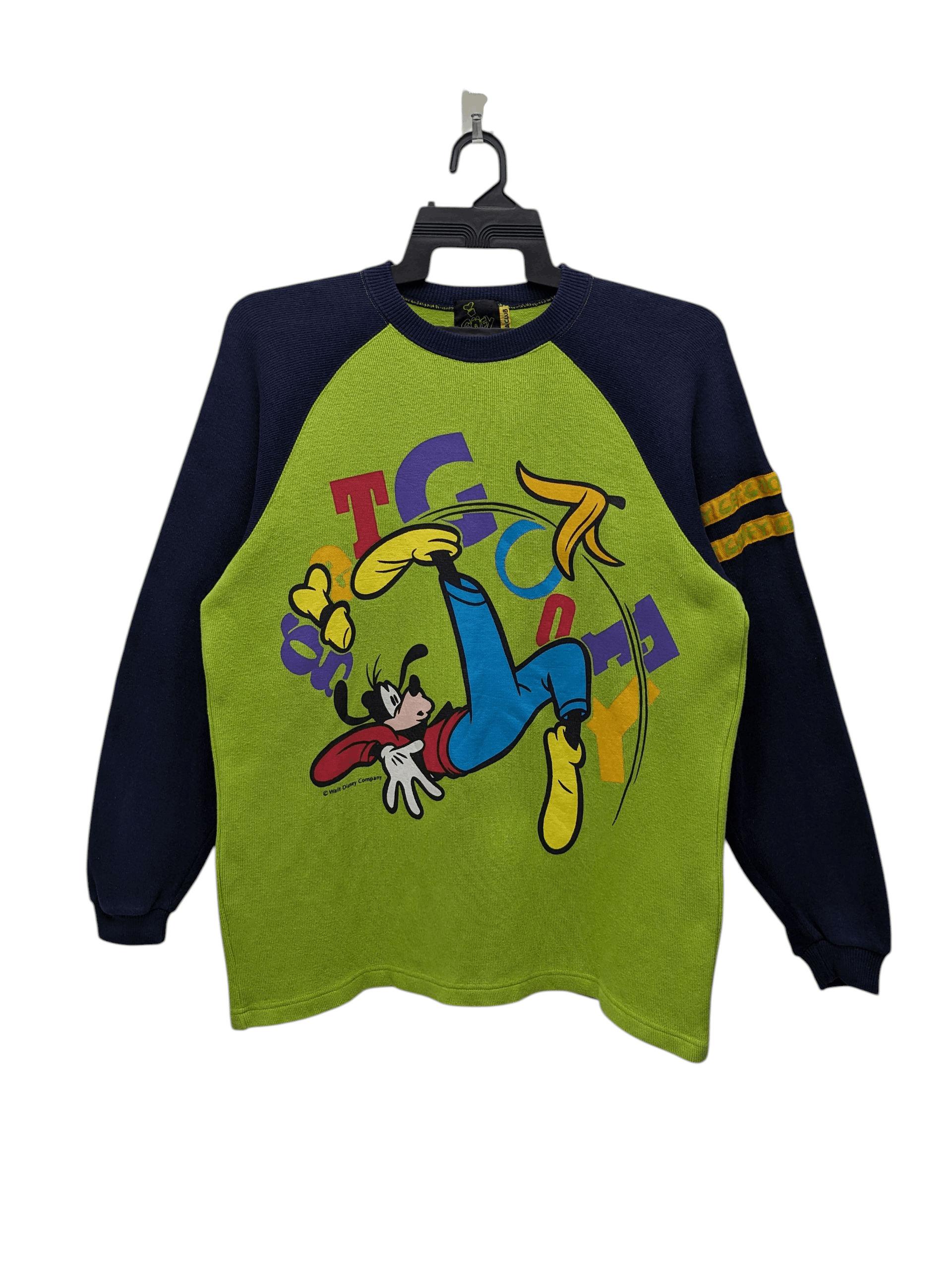 Cartoon Network Vintage Disney Goofy Falling Graphic Raglan Sweatshirt Size US M / EU 48-50 / 2 - 1 Thumbnail