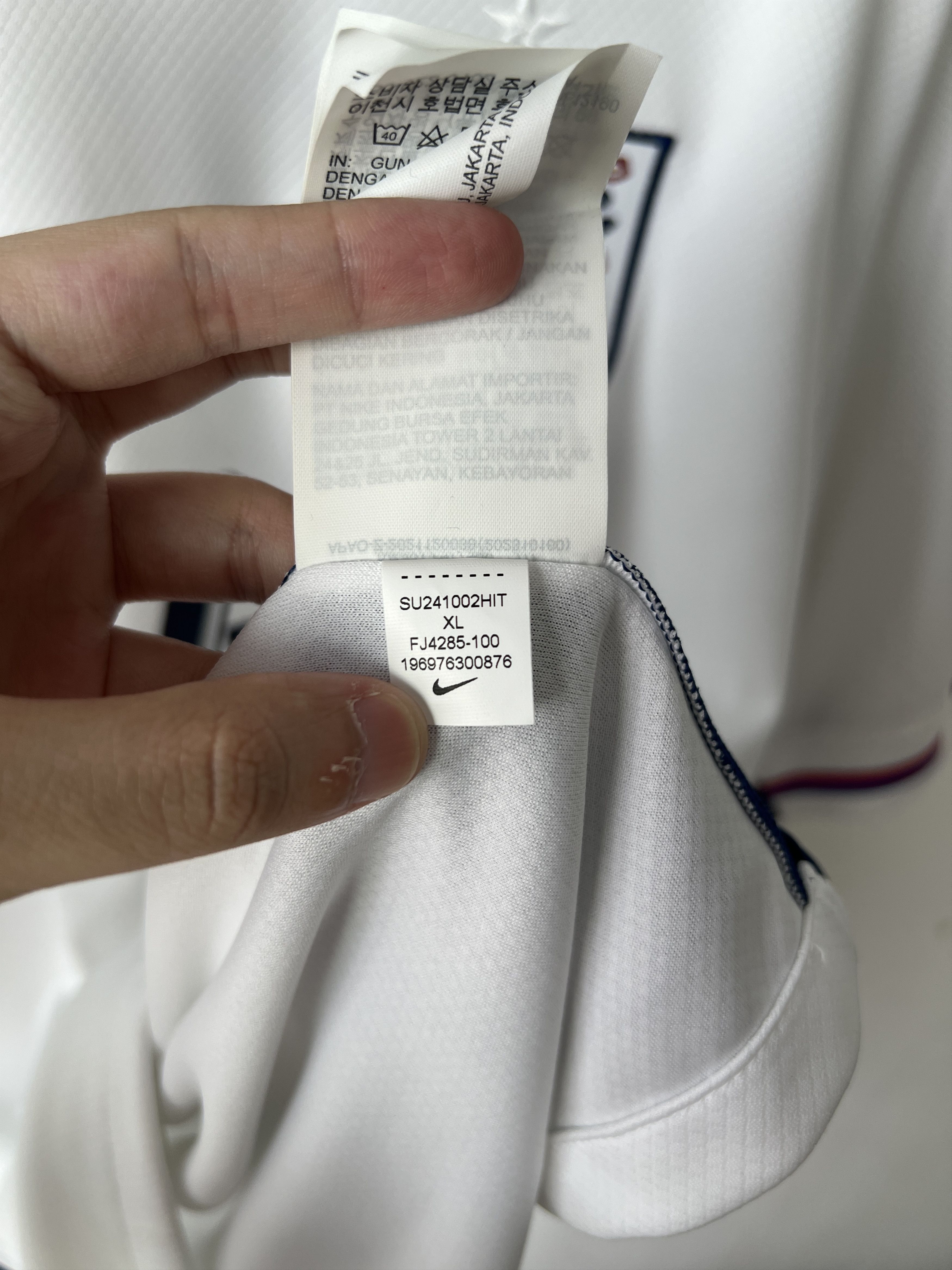 Nike (XL) England 2024-25 Home Kit Palmer #24 (NEW) Size US XL / EU 56 / 4 - 4 Thumbnail