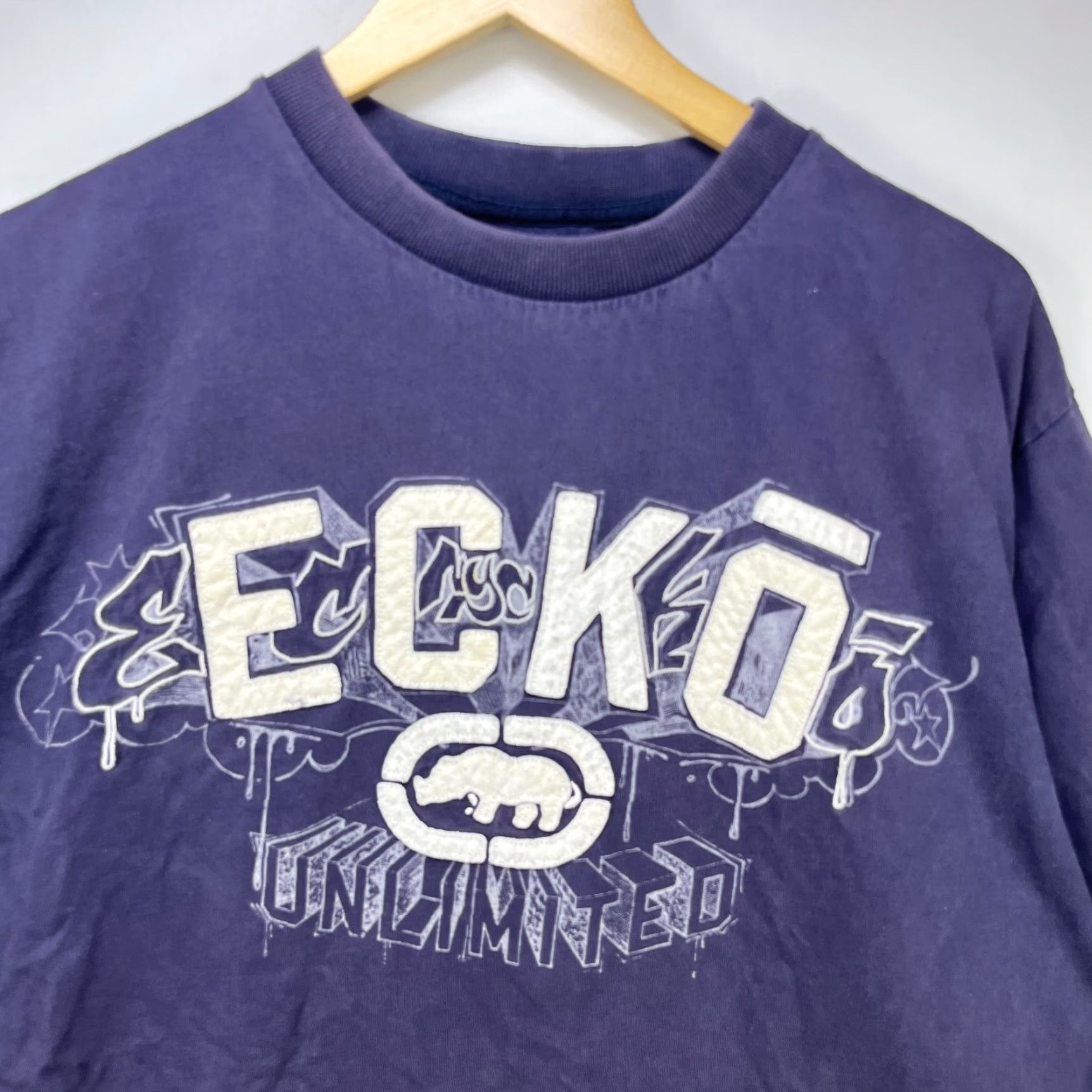 Ecko Unltd. VINTAGE Ecko Unltd. True Kings Shirt XL Blue Mens T-Shirt Size US XL / EU 56 / 4 - 3 Thumbnail