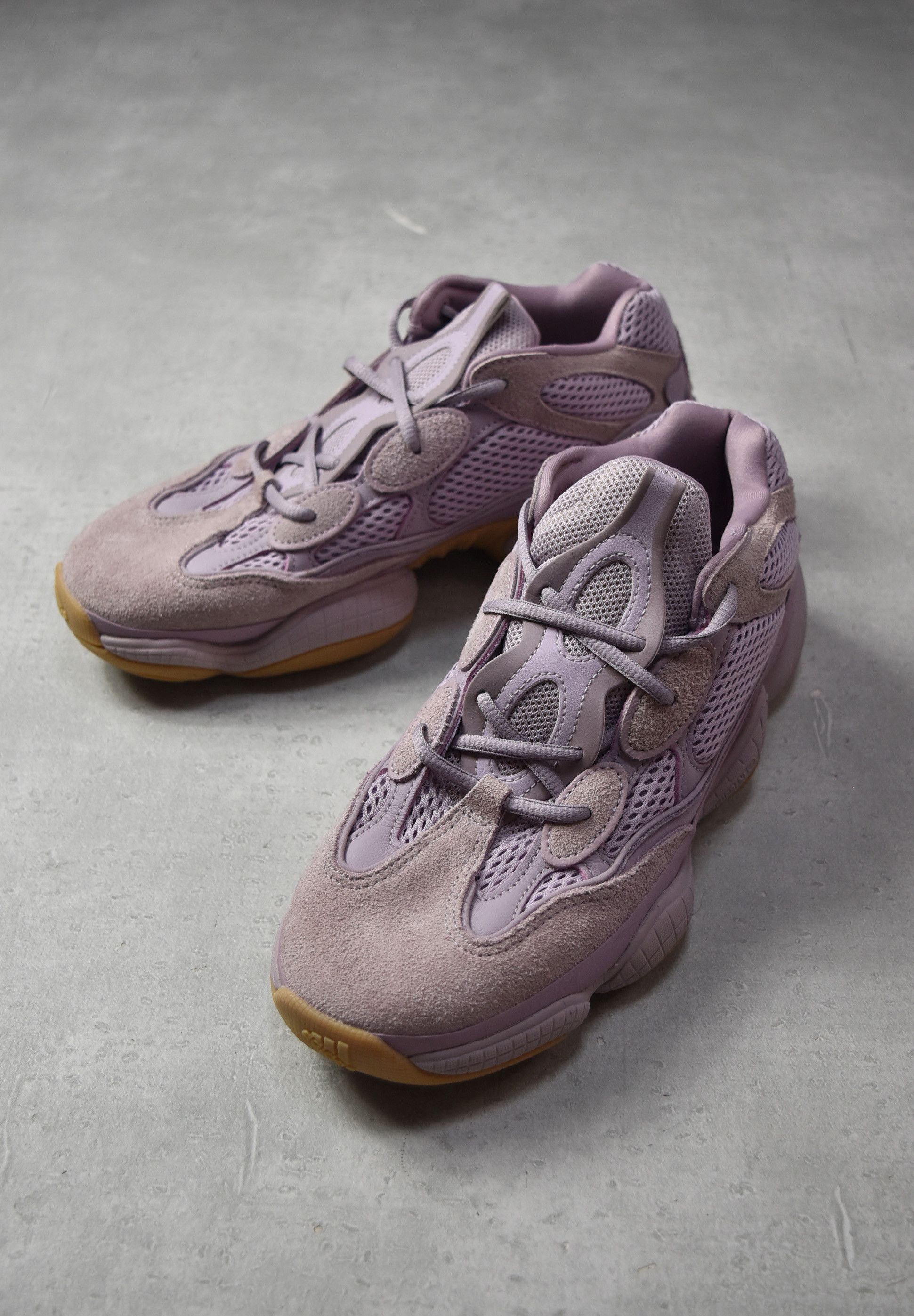 image of Adidas Yeezy 500 Soft Vision Fw2656 16-4-43 256 Shoes in Purple Pink, Men's (Size 9)
