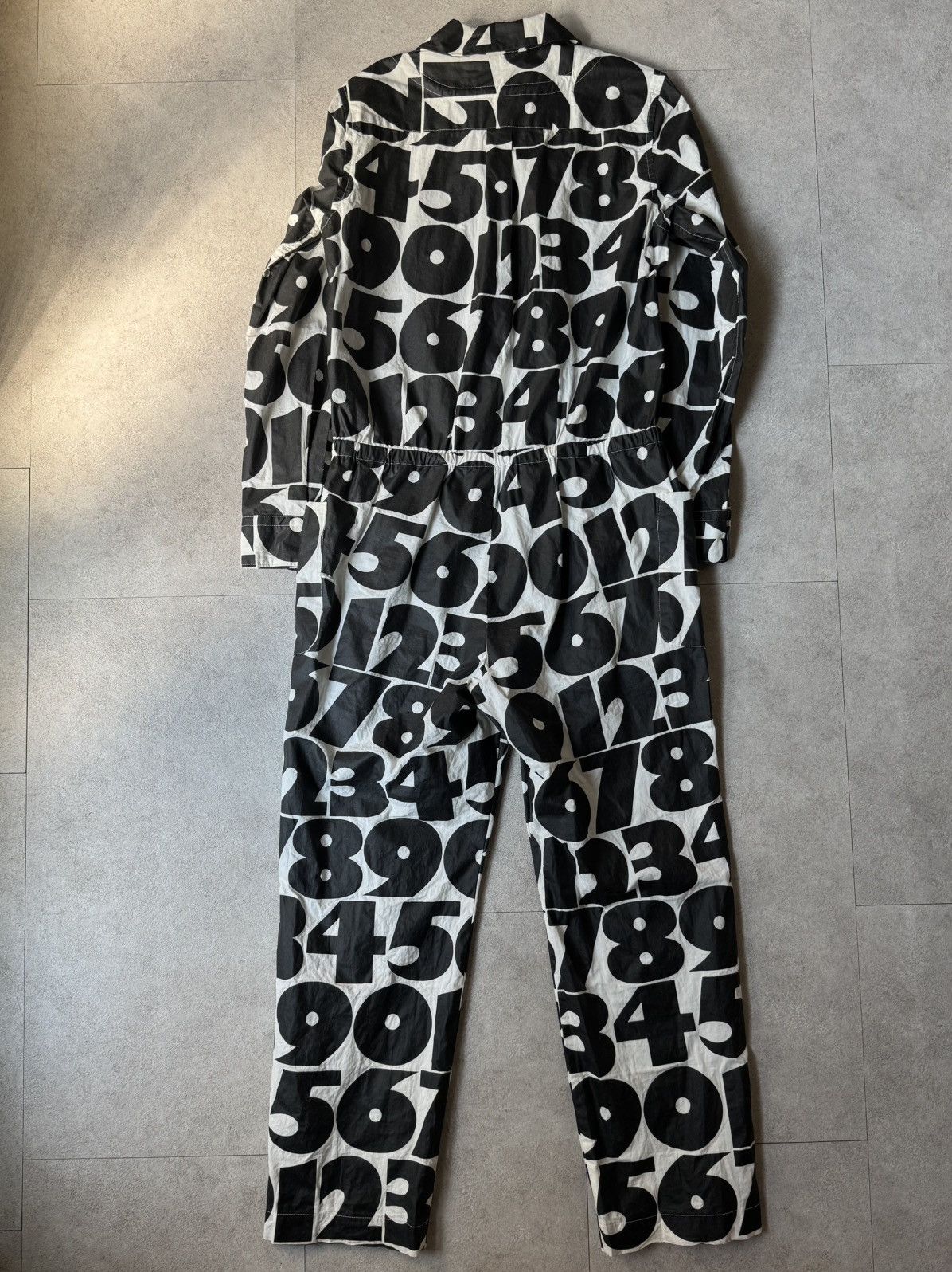 Comme des Garcons × Comme des Garcons Homme Plus Comme Des Garcons Number Jump Suit Jacket Size US S / EU 44-46 / 1 - 2 Thumbnail