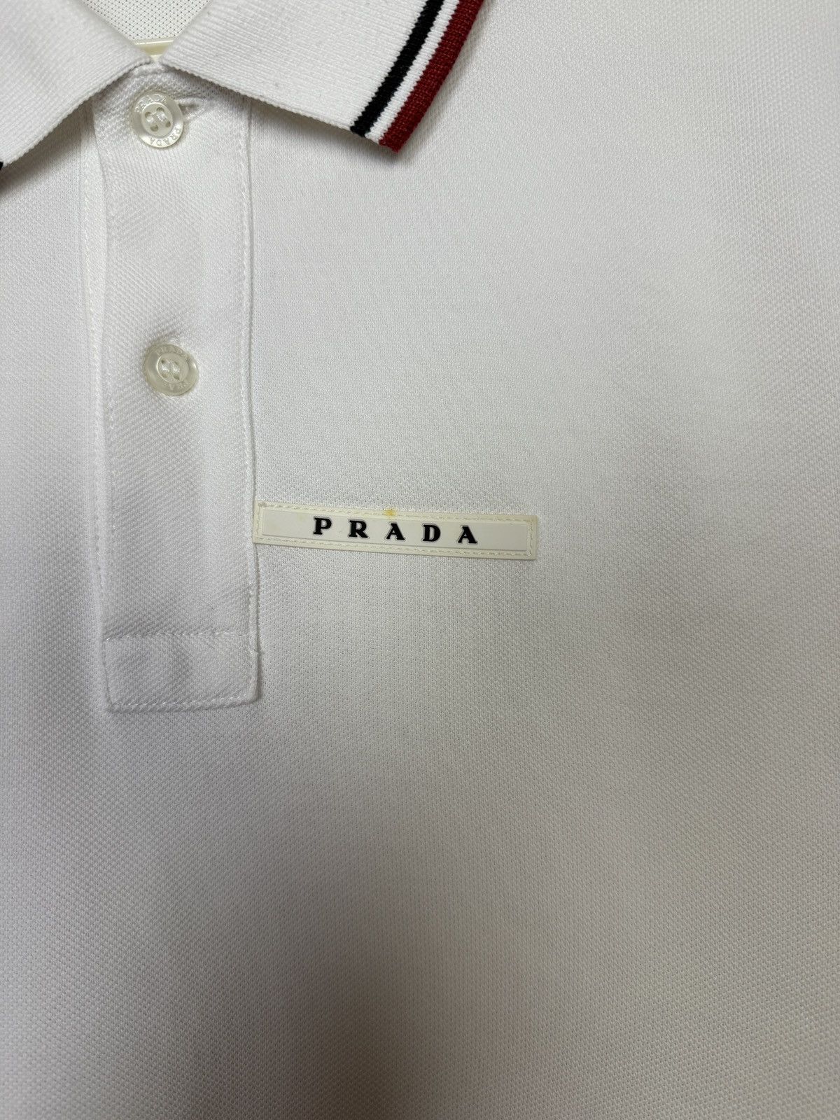 Prada Black Prada Polo Tee (M) Size US M / EU 48-50 / 2 - 17 Thumbnail