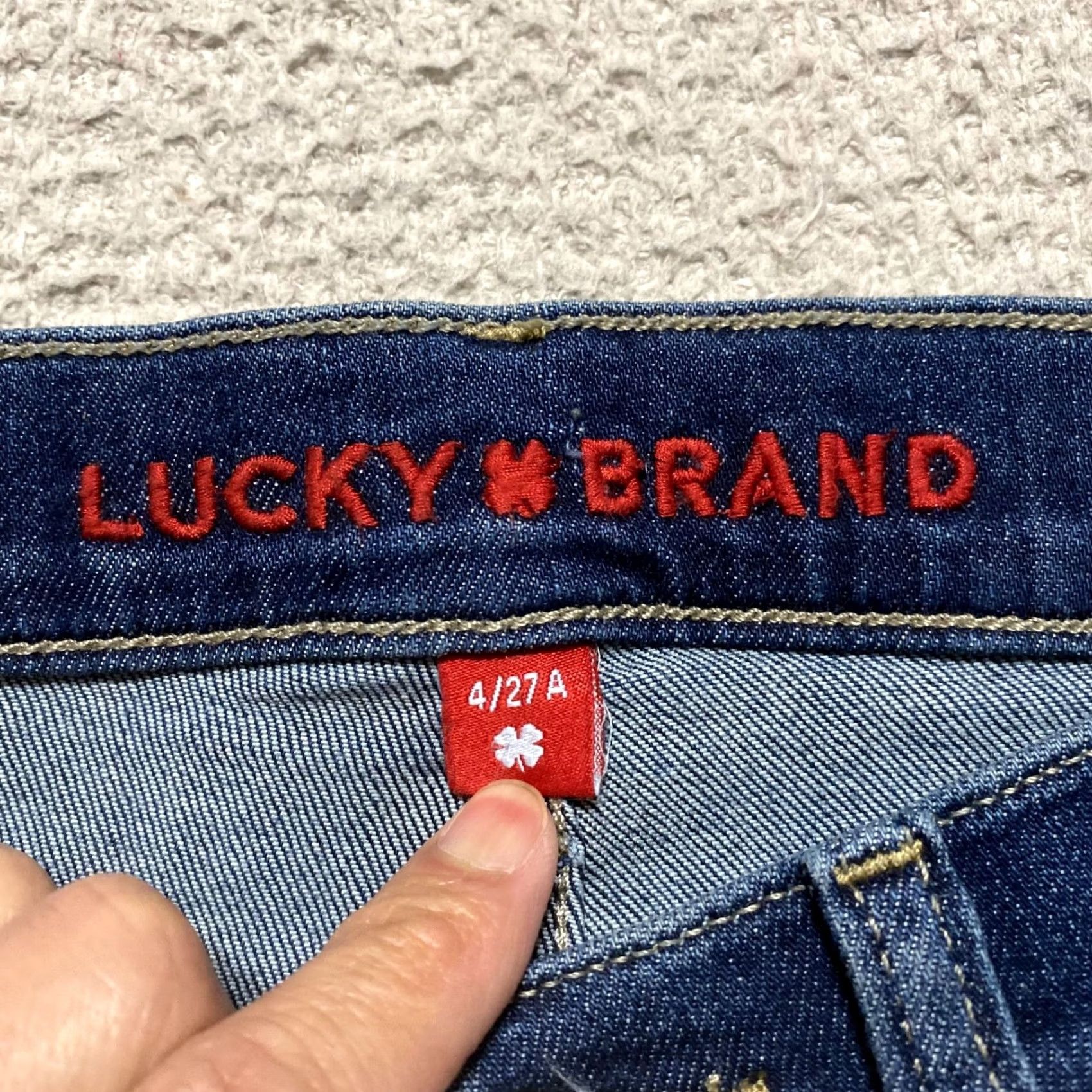 Lucky Brand Lucky Brand Jeans Blue Medium Wash Straight 5-Pocket Regular Size 10 Womens Denim Vintage No Size 32" / US 10 / IT 46 - 3 Thumbnail