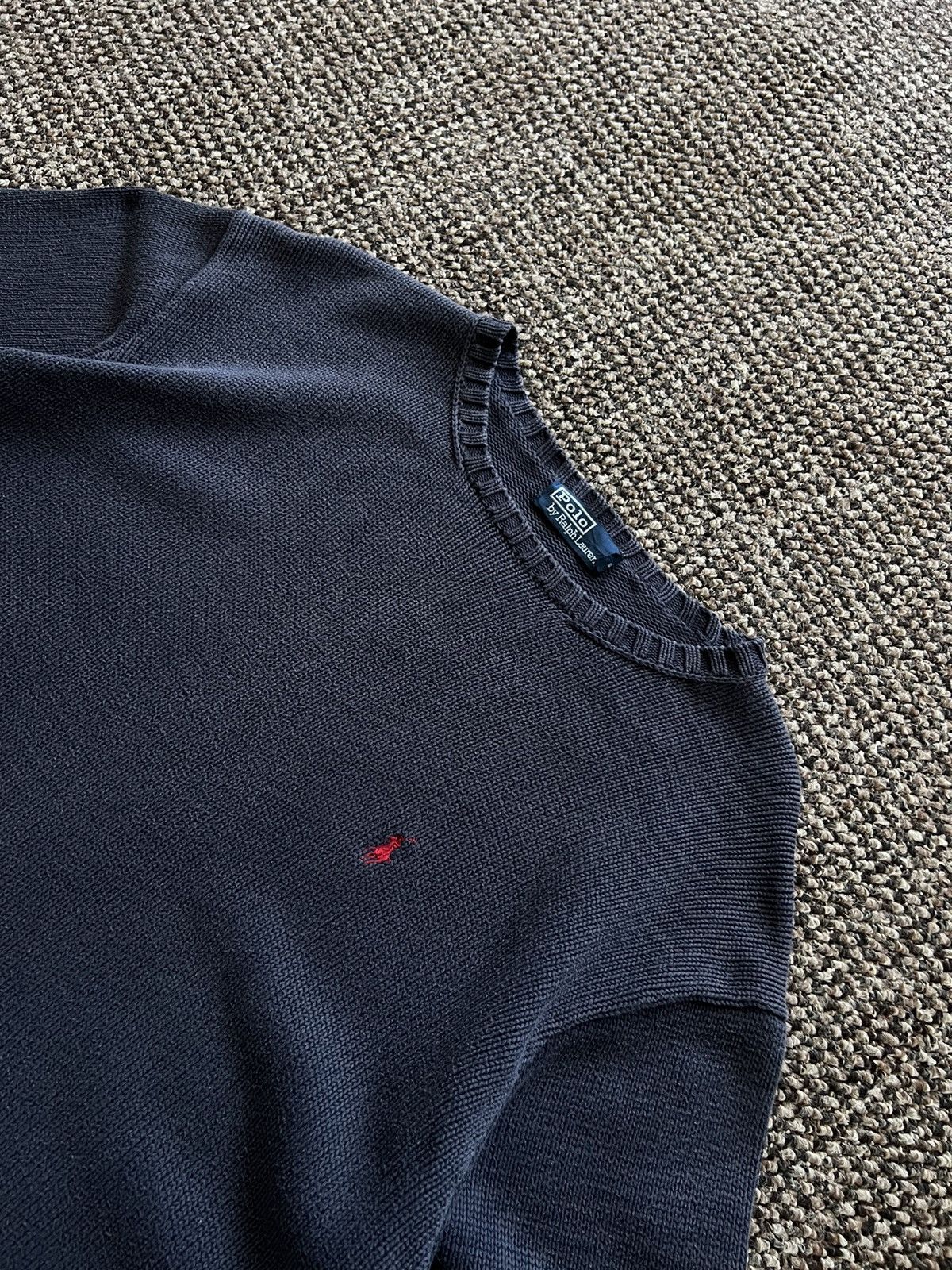 Polo Ralph Lauren × Vintage Crazy Vintage 00’s Small Logo Polo Ralph Lauren Sweater Size US XL / EU 56 / 4 - 5 Thumbnail