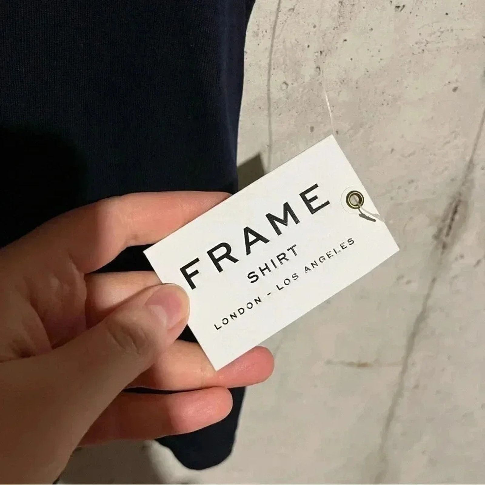 Frame Frame NWT Navy Blue Short Sleeve Oversized T-Shirt Size M Size M / US 6-8 / IT 42-44 - 6 Thumbnail