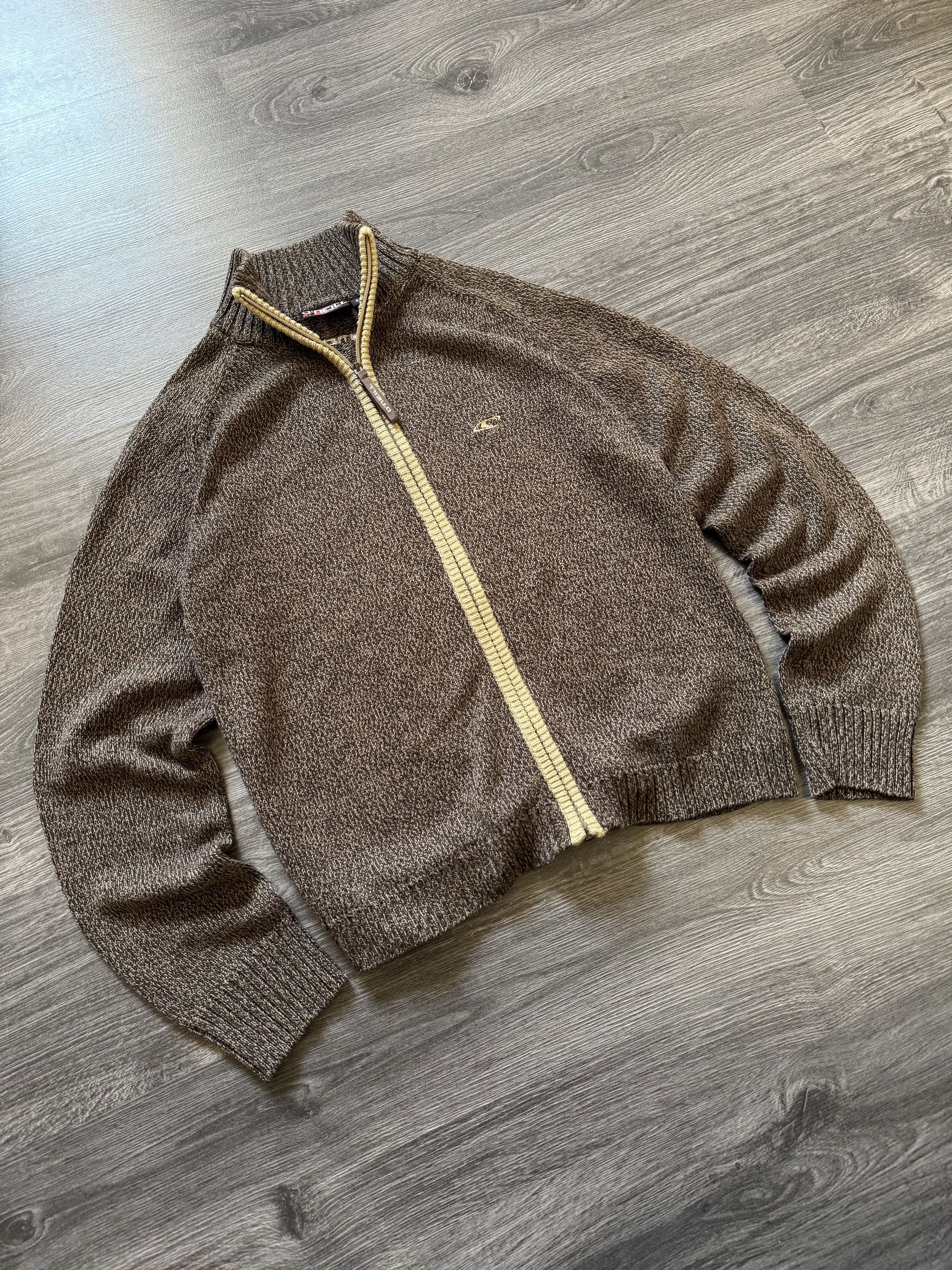O'Neill Oneill Vintage zip brown sweater Size US M / EU 48-50 / 2 - 1 Thumbnail