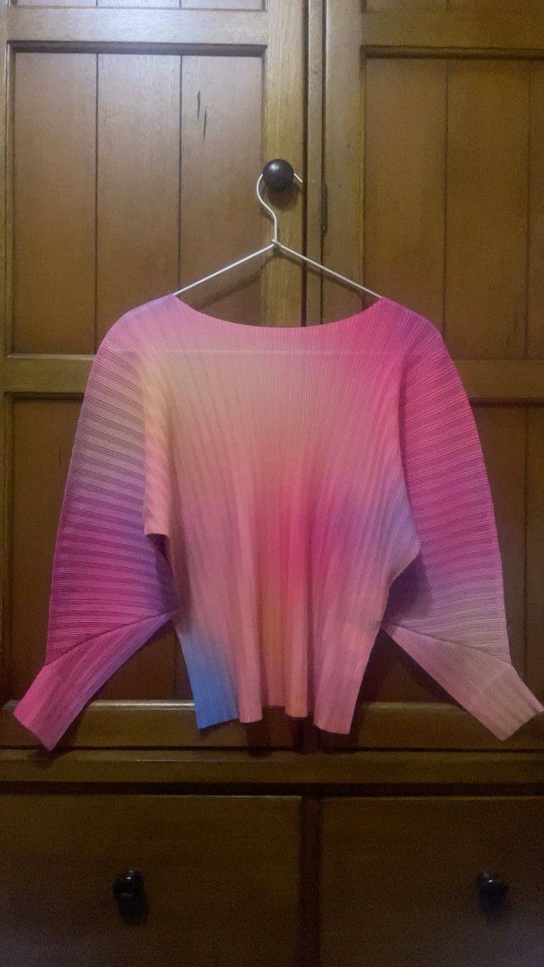 Issey Miyake Issey Miyake FK343 Rainbow Ribbed Top - dmc Size US S / EU 44-46 / 1 - 1 Thumbnail