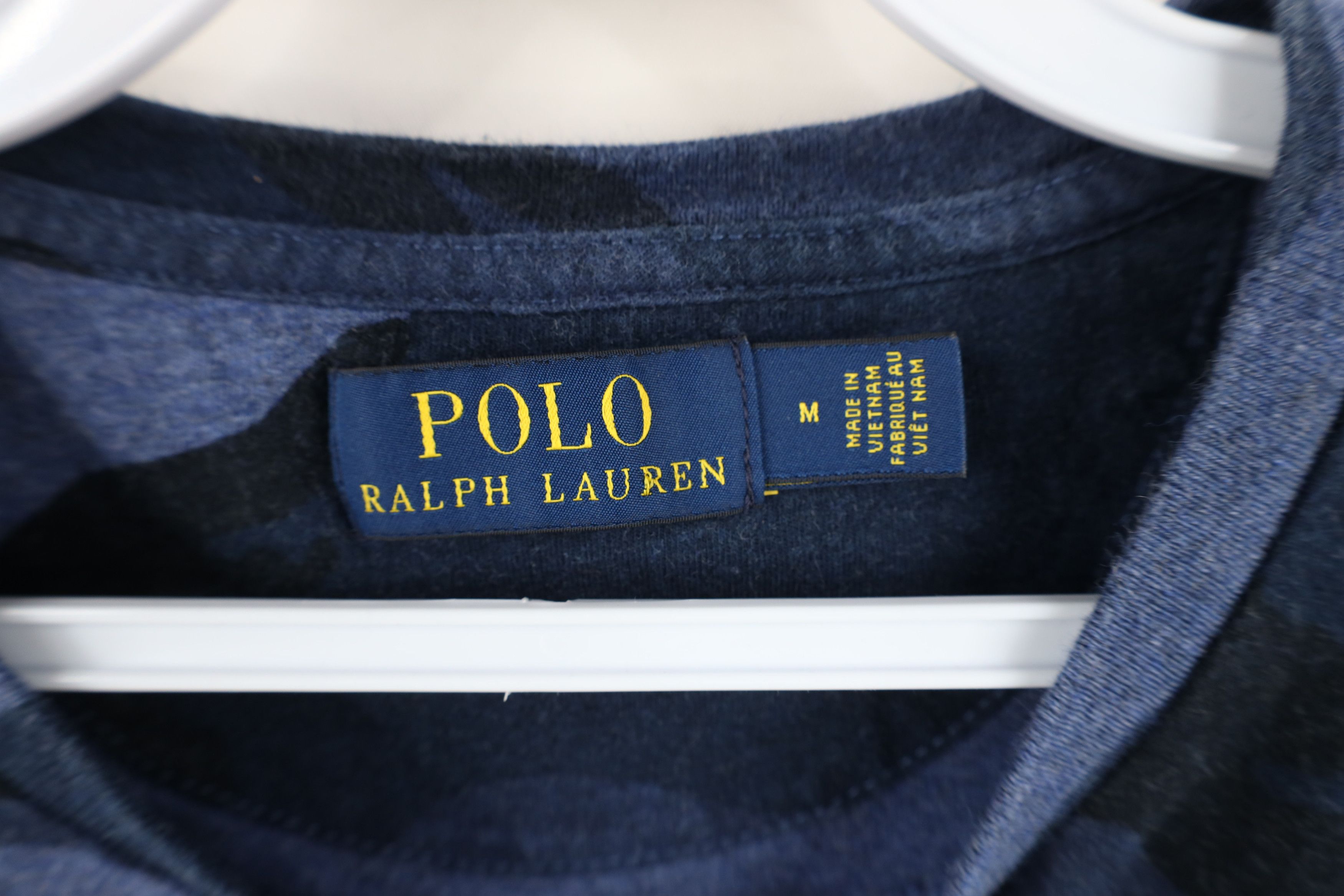 Ralph Lauren Vintage Y2K Ralph Lauren Camouflage Pocket T-Shirt Blue Size US M / EU 48-50 / 2 - 8 Thumbnail