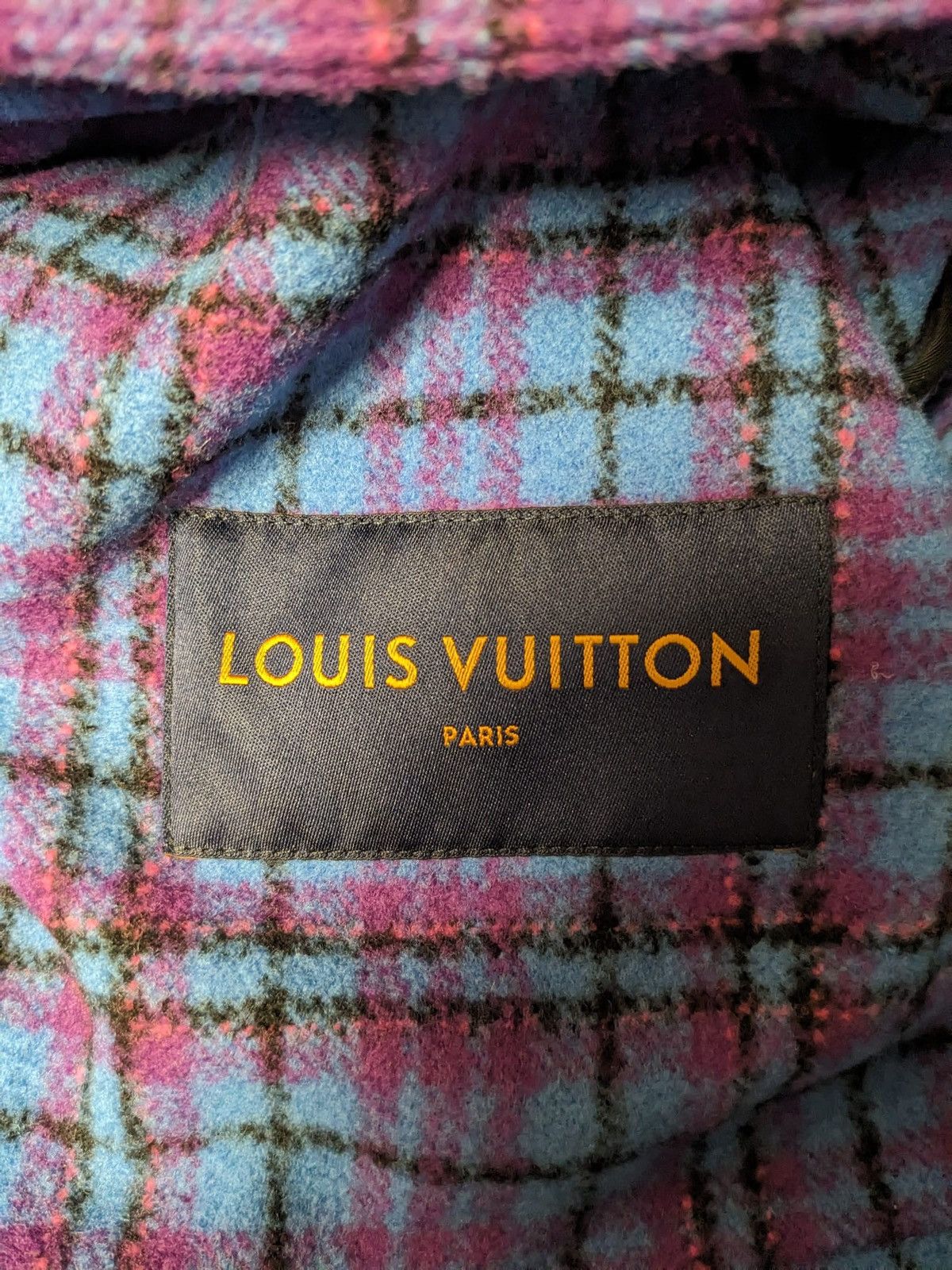 Louis Vuitton LOUIS VUITTON CROPPED FLANNEL BLOUSON TRUCKER JACKET Size US M / EU 48-50 / 2 - 9 Thumbnail