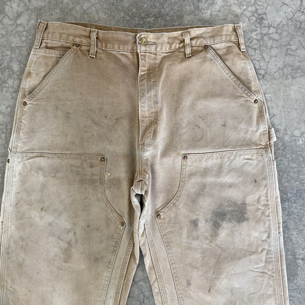 Carhartt VTG Carhartt Double Knee Faded Dirty Carpenter Pants Size US 36 / EU 52 - 12 Thumbnail