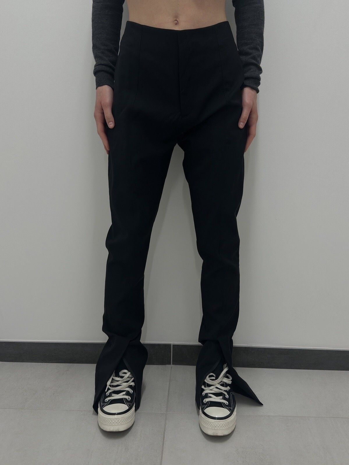 Hope Hope Stockholm Reclaim Wool Trousers Hight Waist Unisex Size 25" / US 0 / IT 36 - 1 Thumbnail