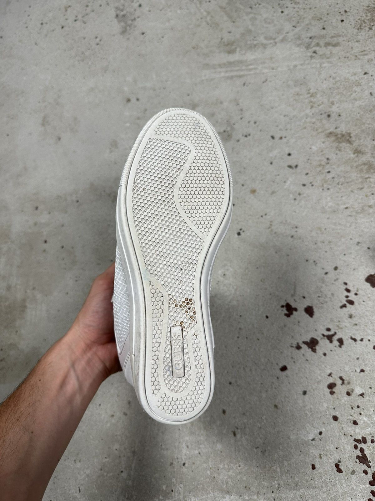 Guess Vintage Y2K Guess White High Top Sneakers Avant Garde suede Size US 9.5 / IT 39.5 - 9 Thumbnail